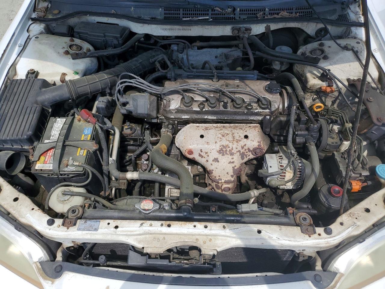 2001 Honda Accord Ex White vin: 1HGCG56601A054476