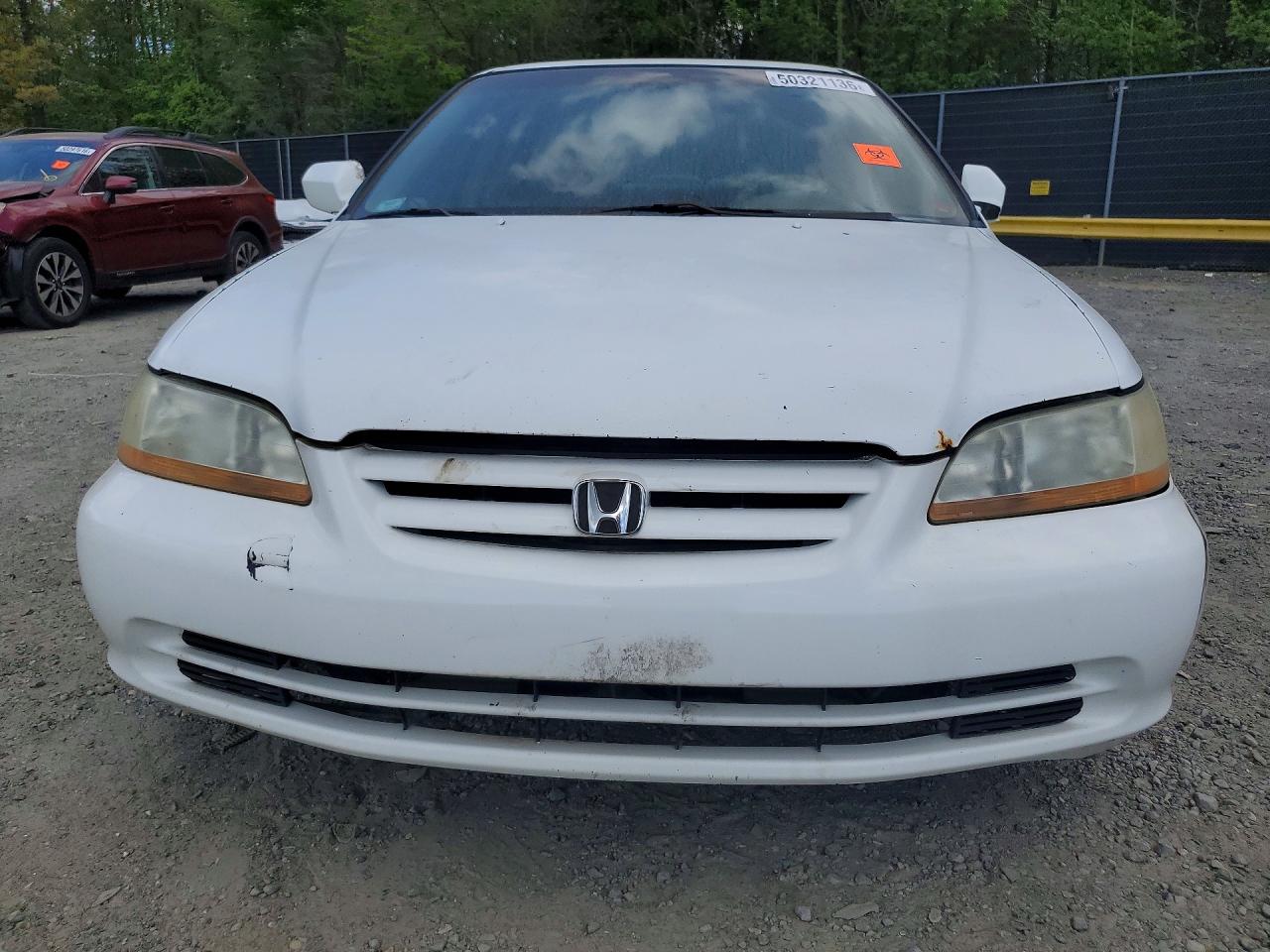 2001 Honda Accord Ex White vin: 1HGCG56601A054476