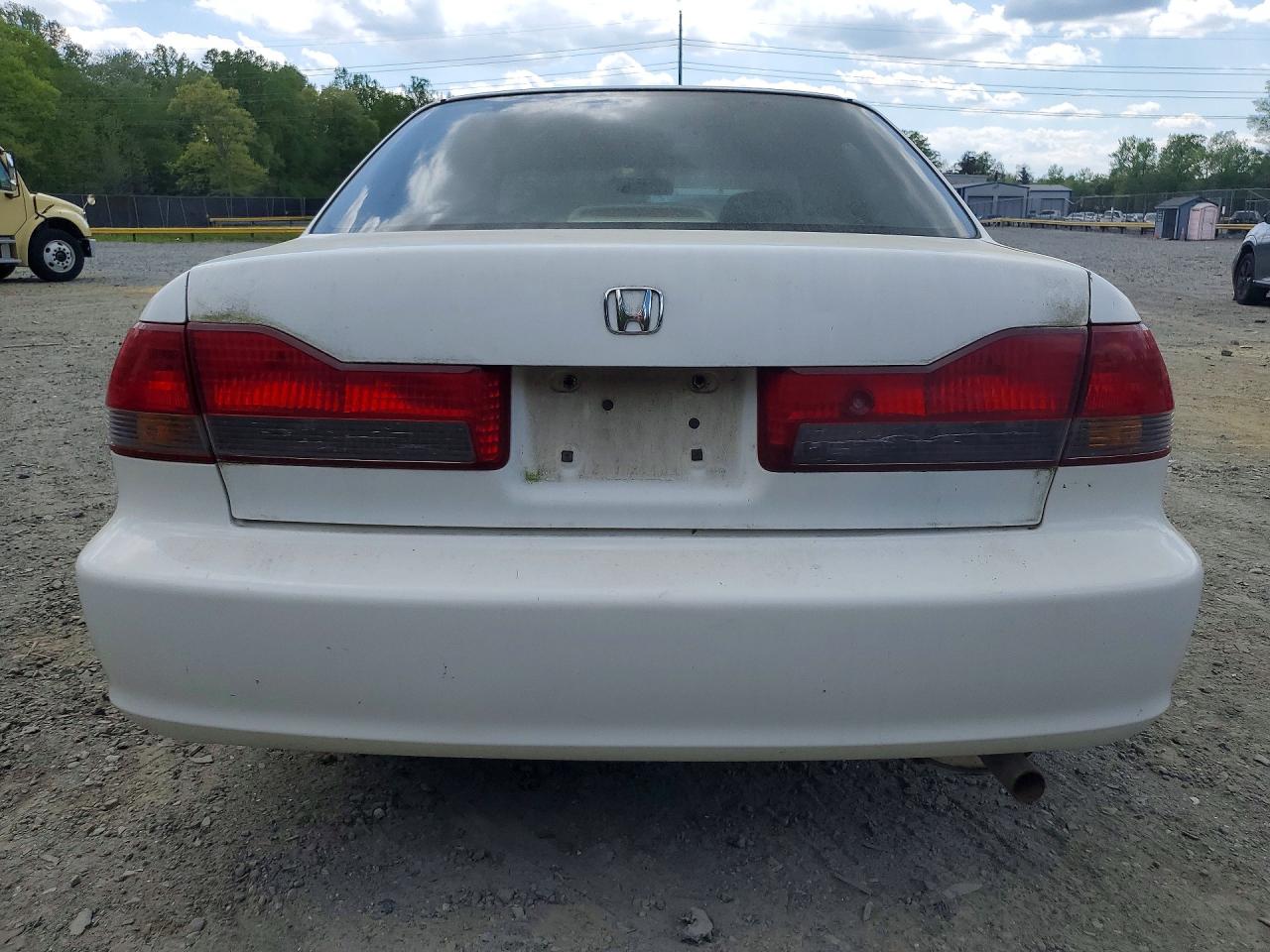 2001 Honda Accord Ex White vin: 1HGCG56601A054476