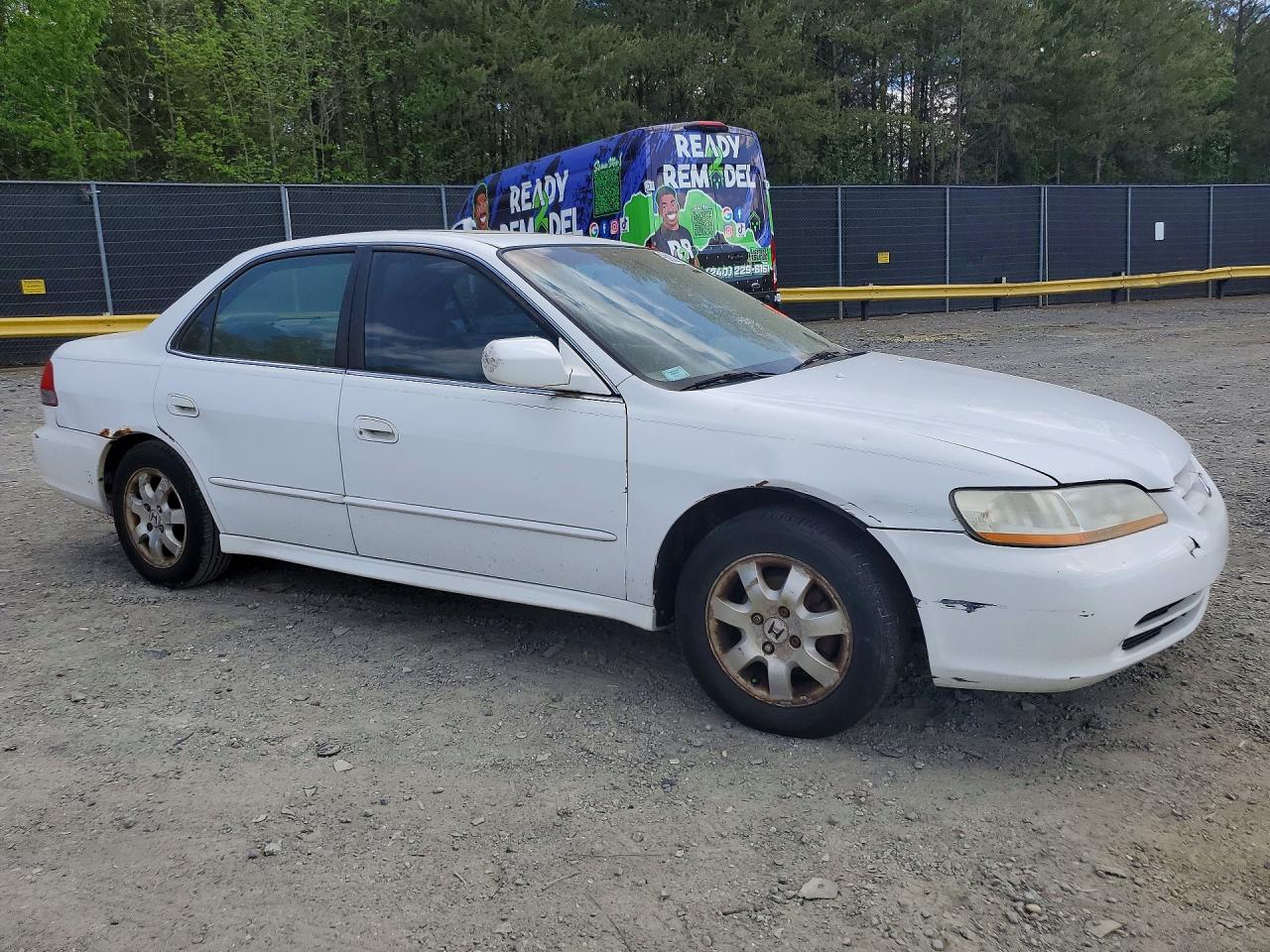 2001 Honda Accord Ex White vin: 1HGCG56601A054476