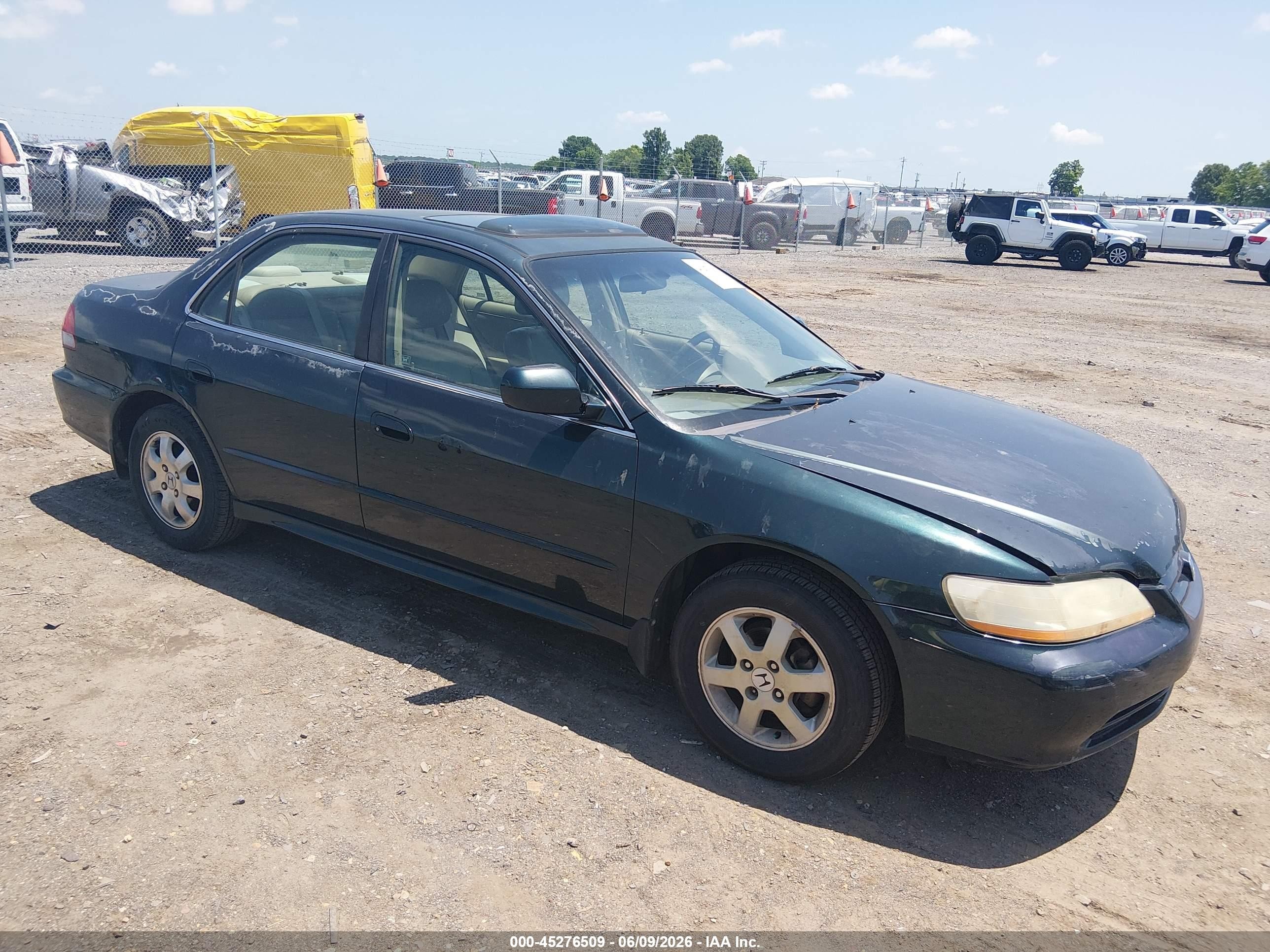 2001 Honda Accord 2.3 Ex Green vin: 1HGCG56601A135624