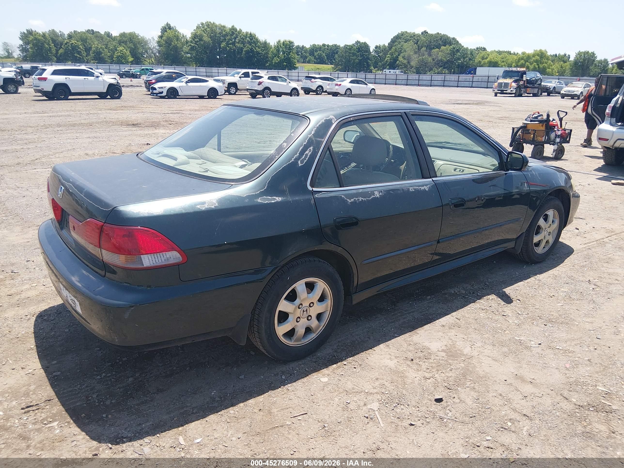 2001 Honda Accord 2.3 Ex Green vin: 1HGCG56601A135624