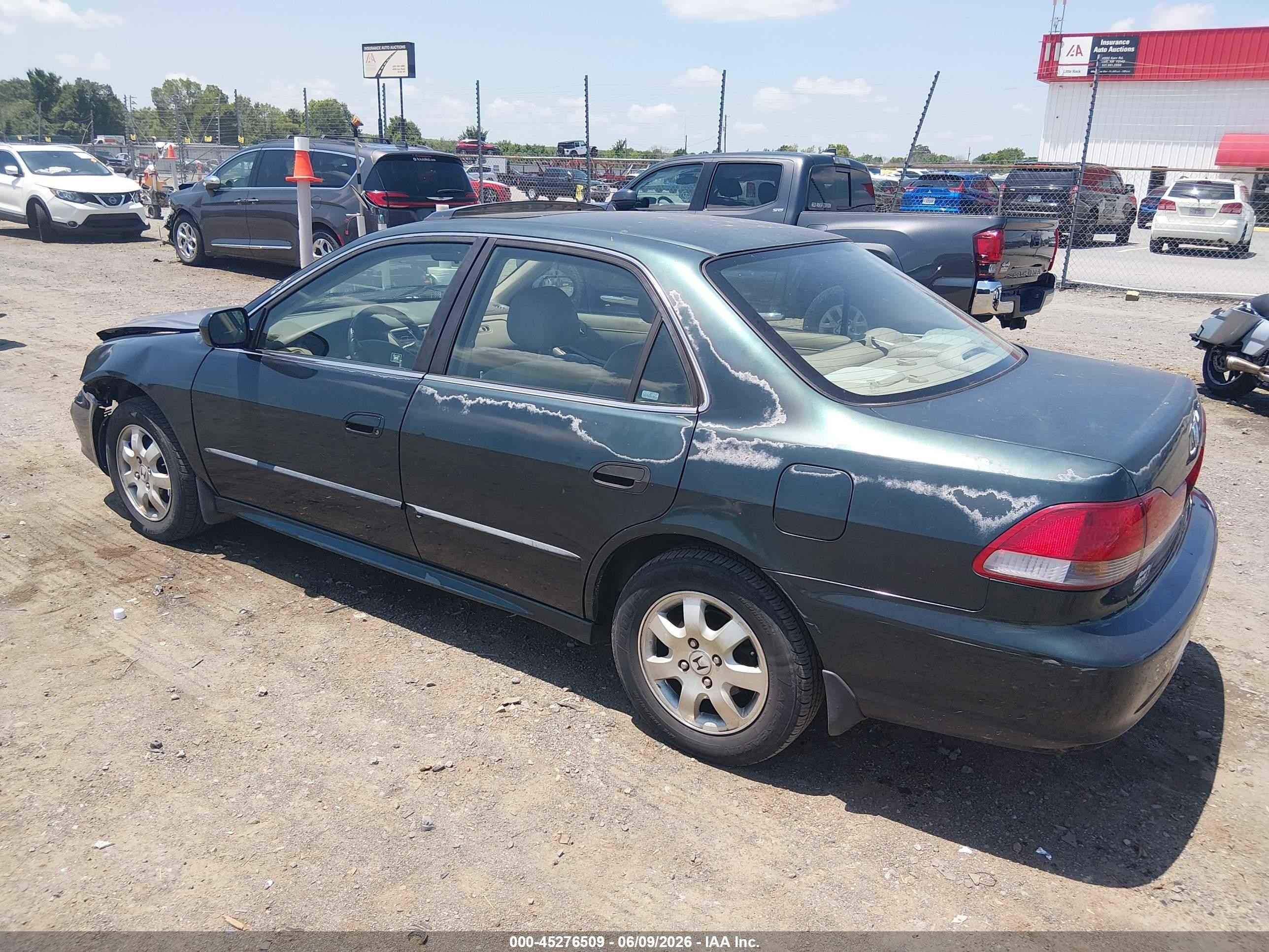 2001 Honda Accord 2.3 Ex Green vin: 1HGCG56601A135624
