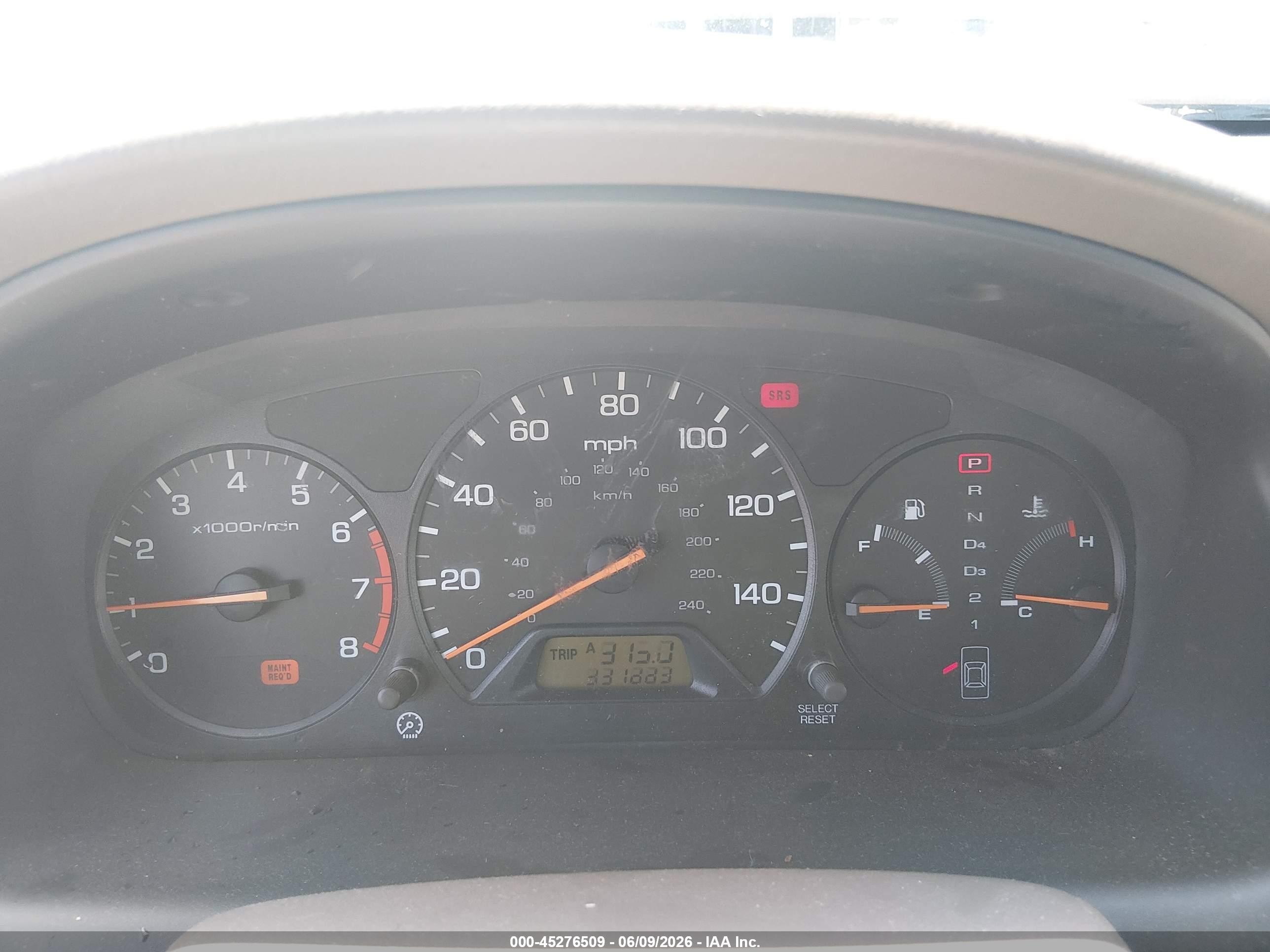 2001 Honda Accord 2.3 Ex Green vin: 1HGCG56601A135624