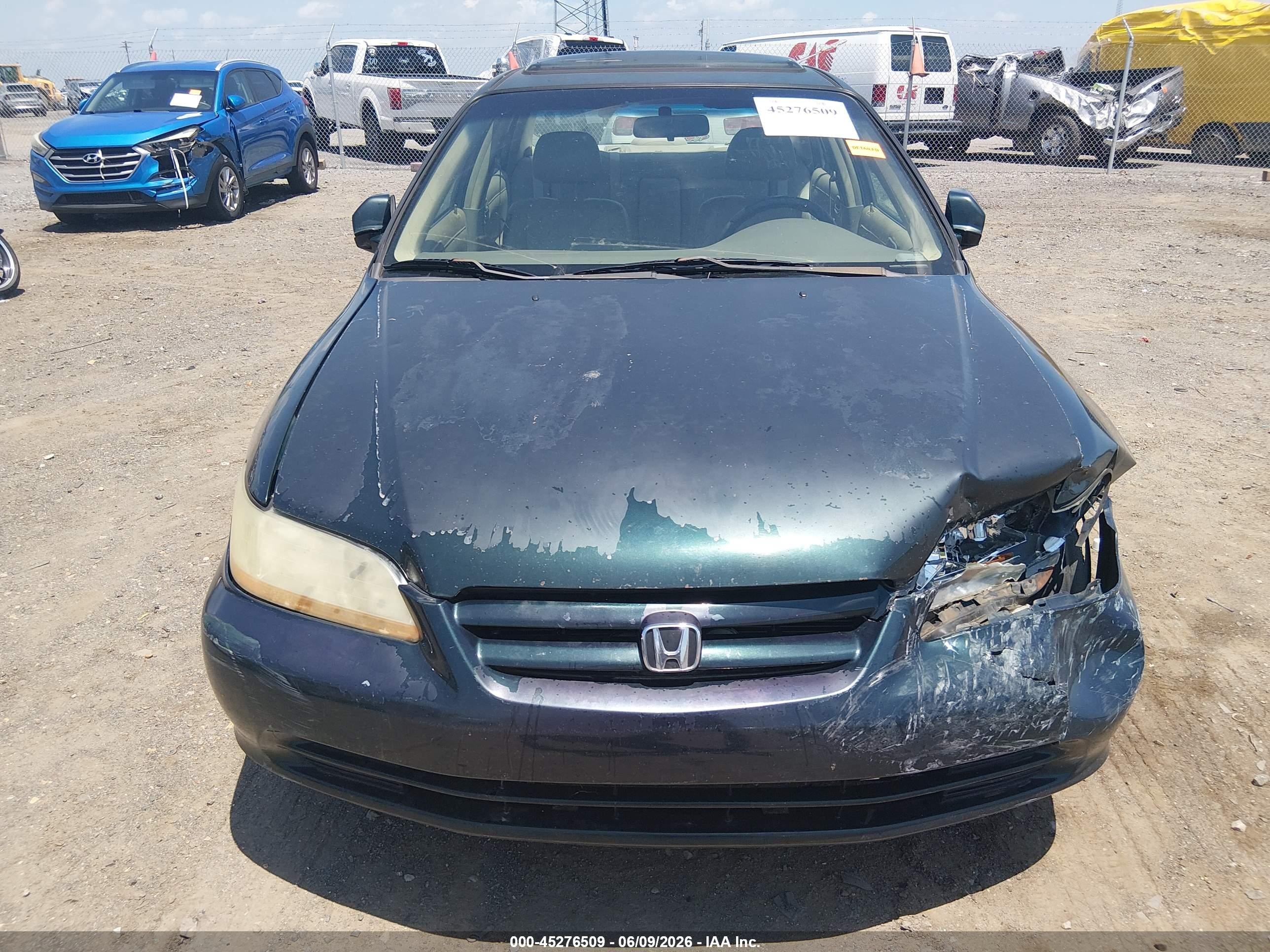 2001 Honda Accord 2.3 Ex Green vin: 1HGCG56601A135624