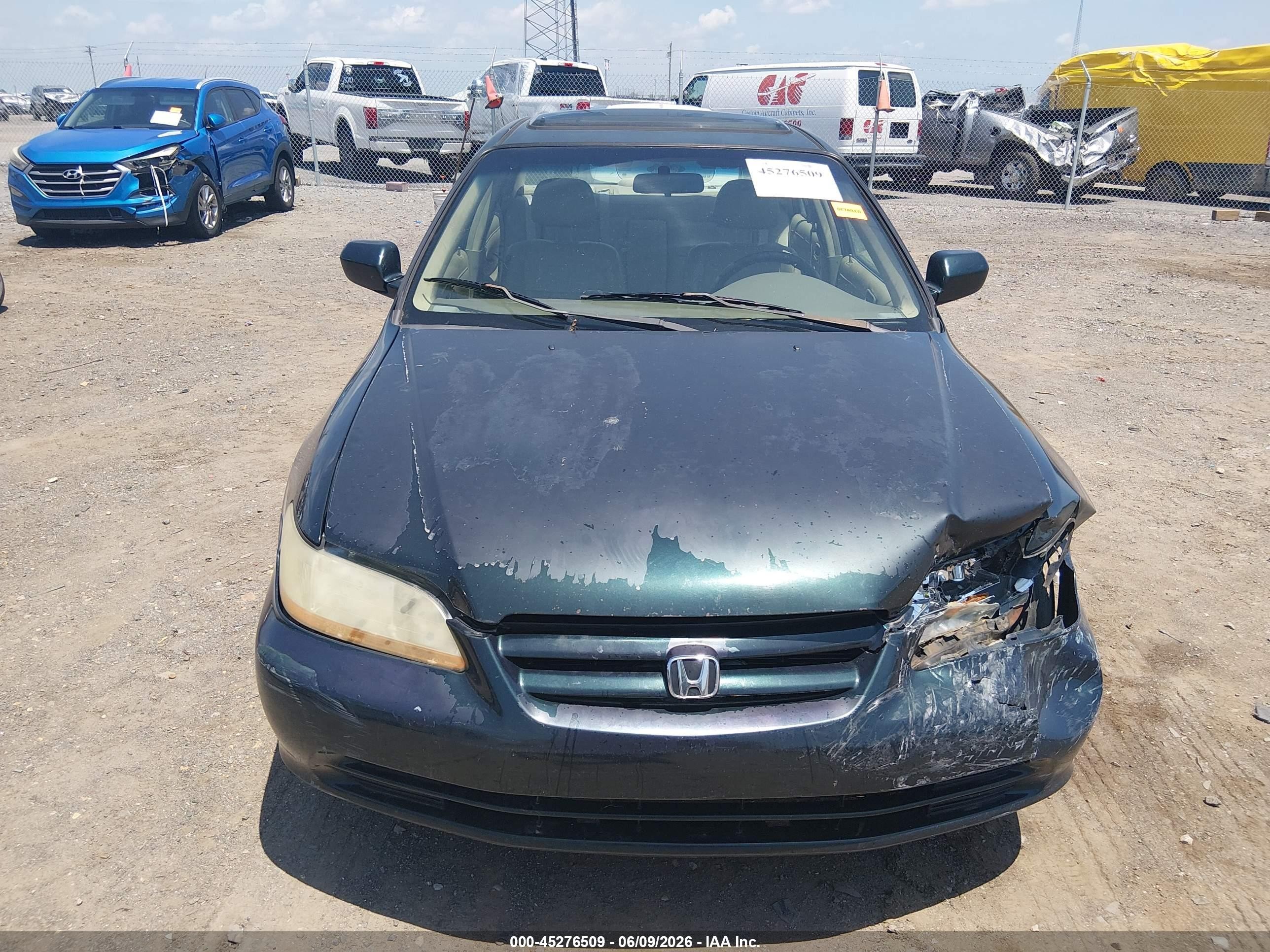 2001 Honda Accord 2.3 Ex Green vin: 1HGCG56601A135624