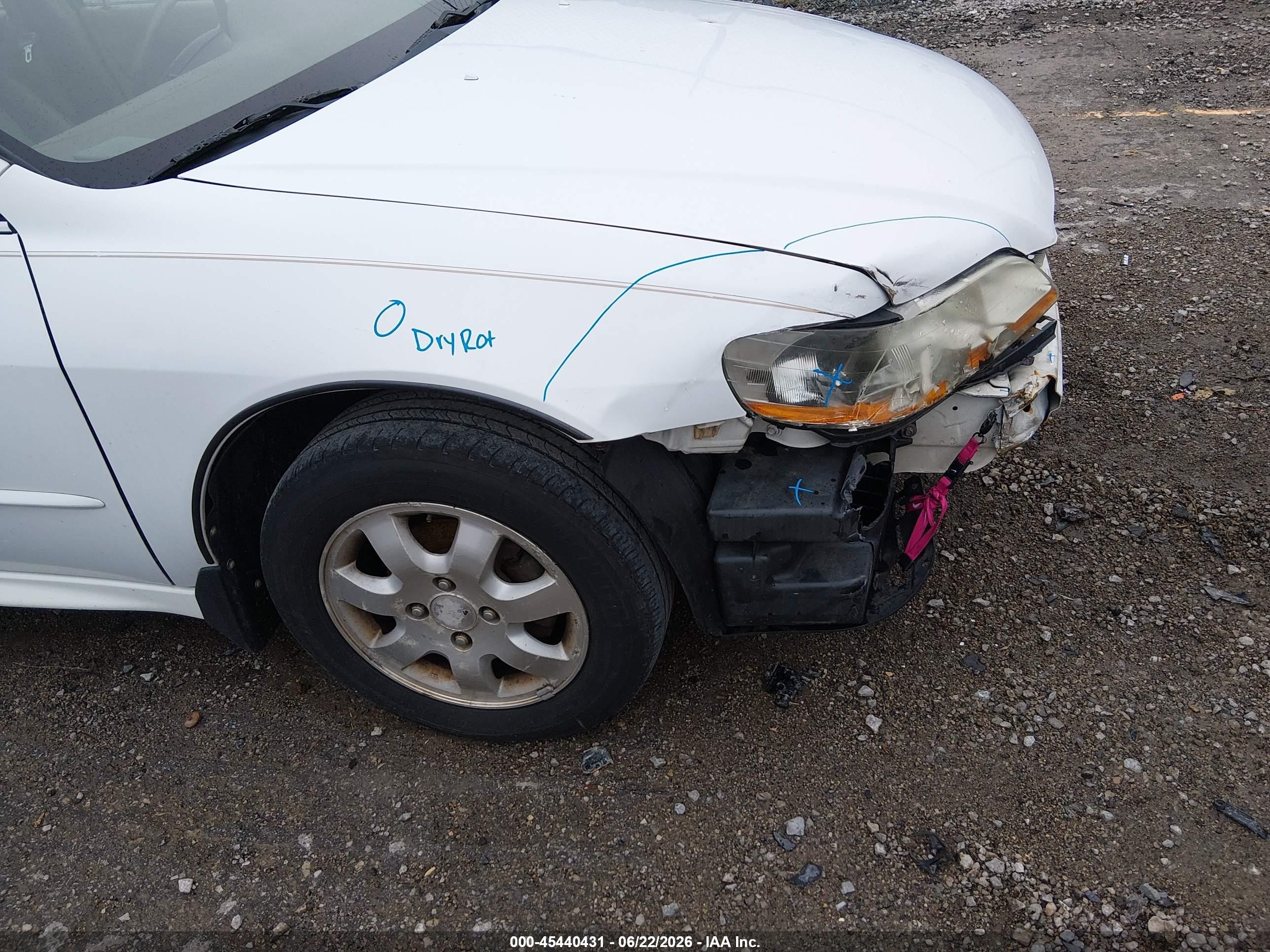 2002 Honda Accord 2.3 Ex Белый vin: 1HGCG56602A083221