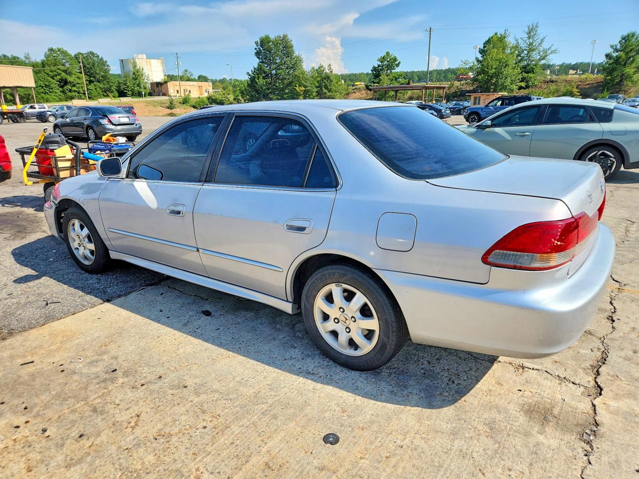 2001 Honda Accord Ex Silver vin: 1HGCG56611A146356