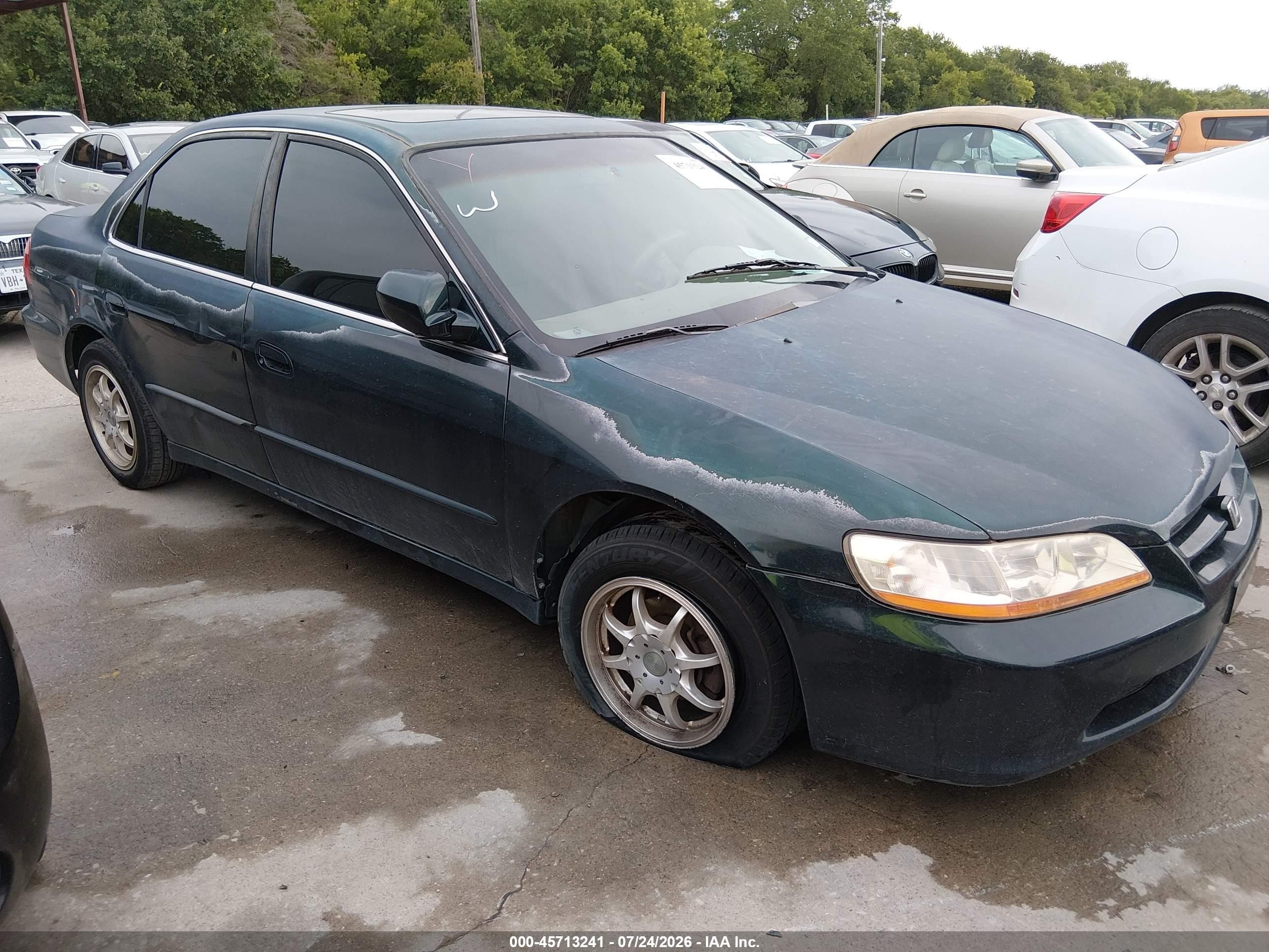 2000 Honda Accord 2.3 Ex Green vin: 1HGCG5662YA095055