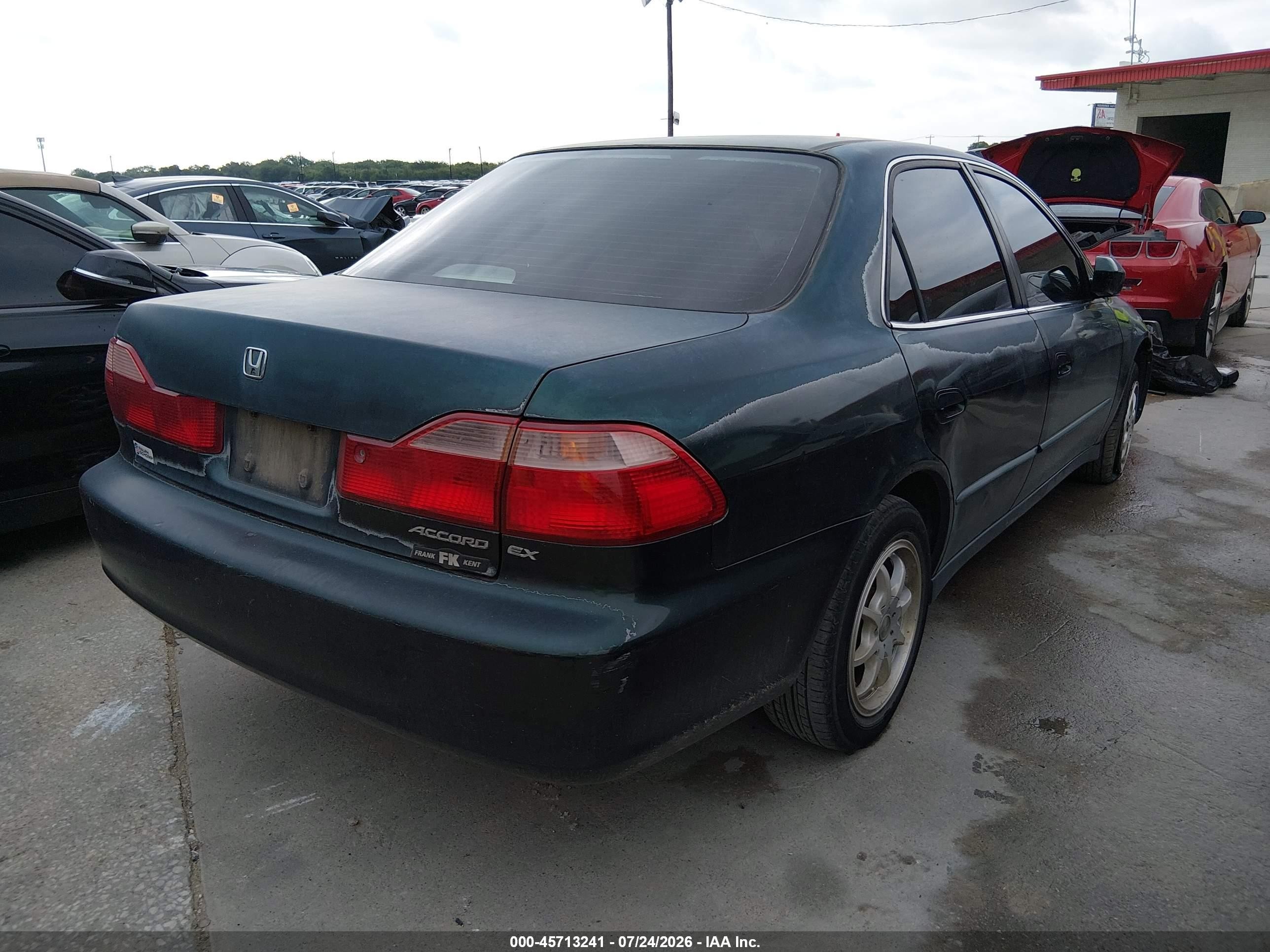 2000 Honda Accord 2.3 Ex Green vin: 1HGCG5662YA095055