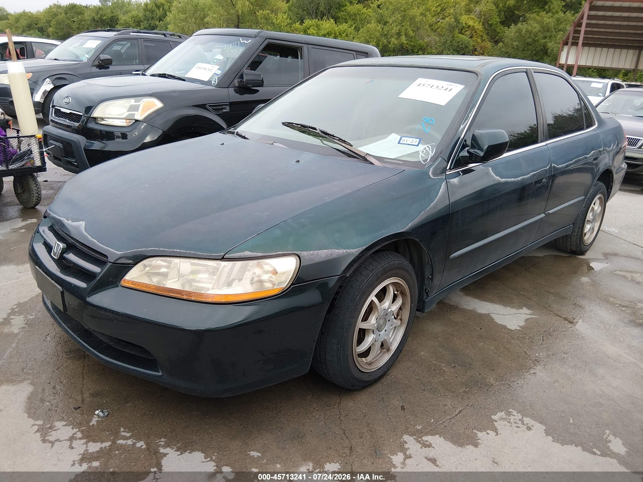 2000 Honda Accord 2.3 Ex Green vin: 1HGCG5662YA095055