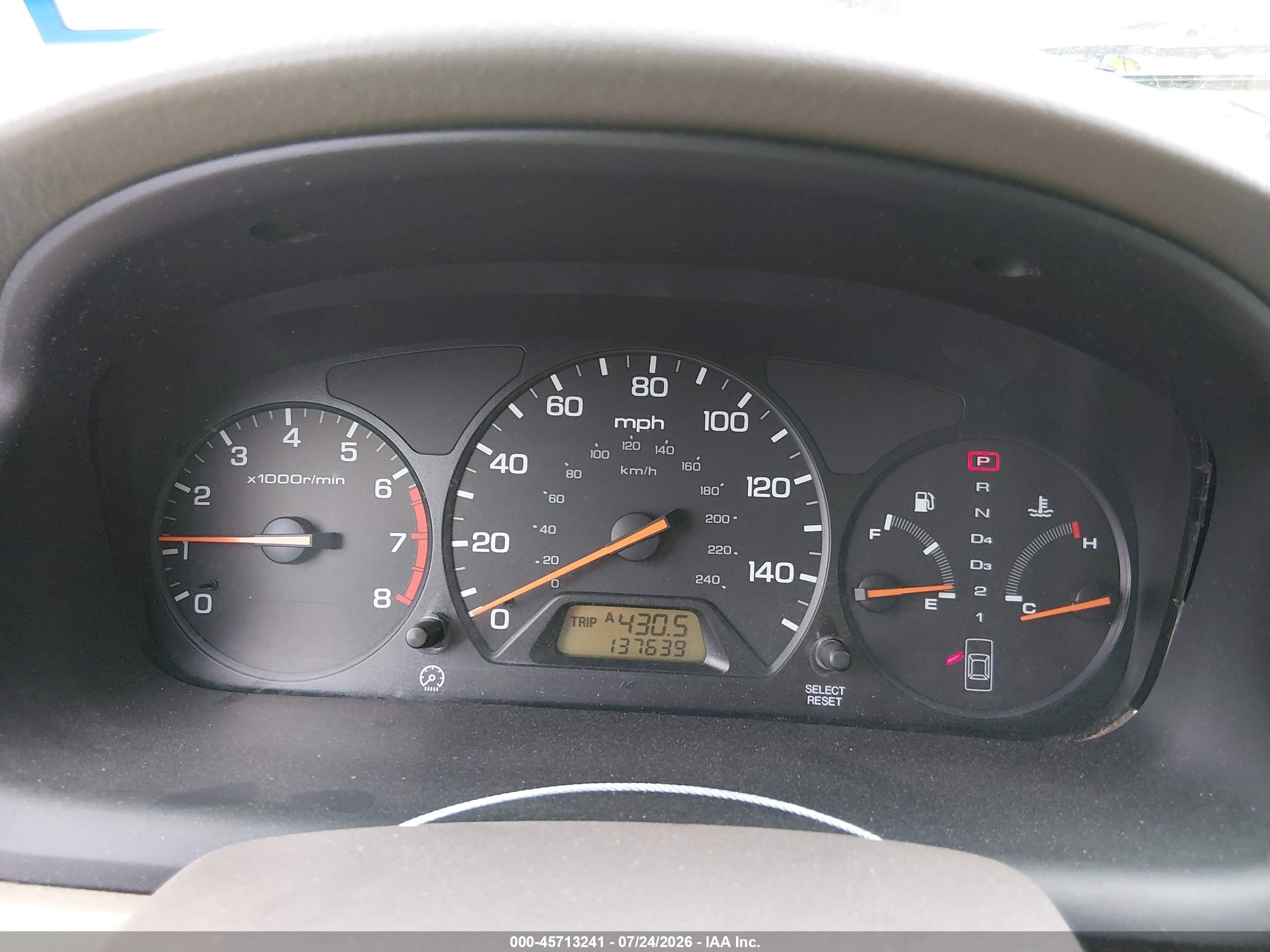 2000 Honda Accord 2.3 Ex Green vin: 1HGCG5662YA095055