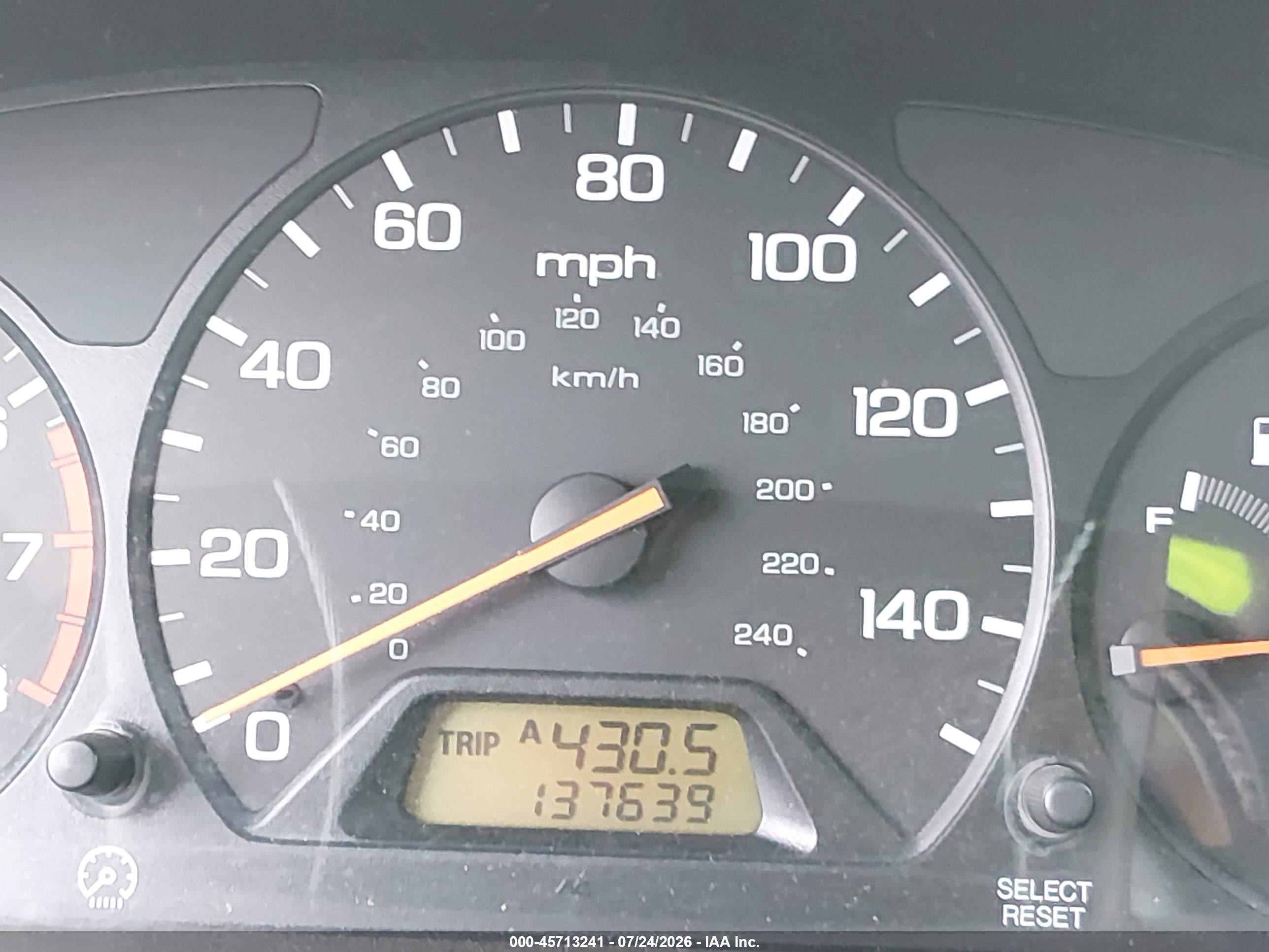 2000 Honda Accord 2.3 Ex Green vin: 1HGCG5662YA095055