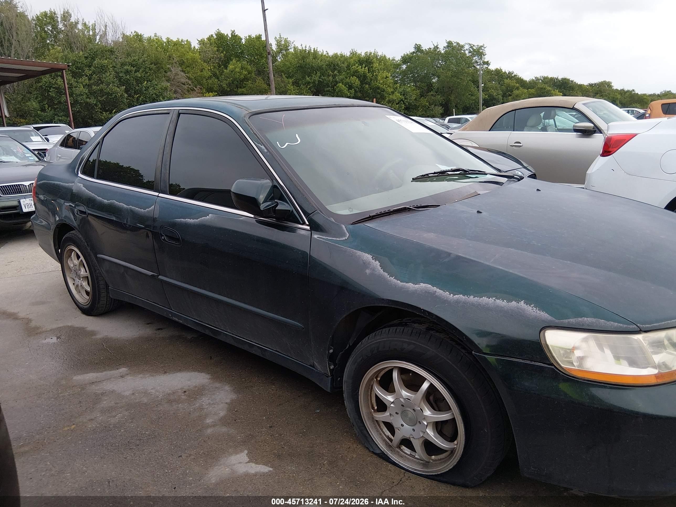 2000 Honda Accord 2.3 Ex Green vin: 1HGCG5662YA095055