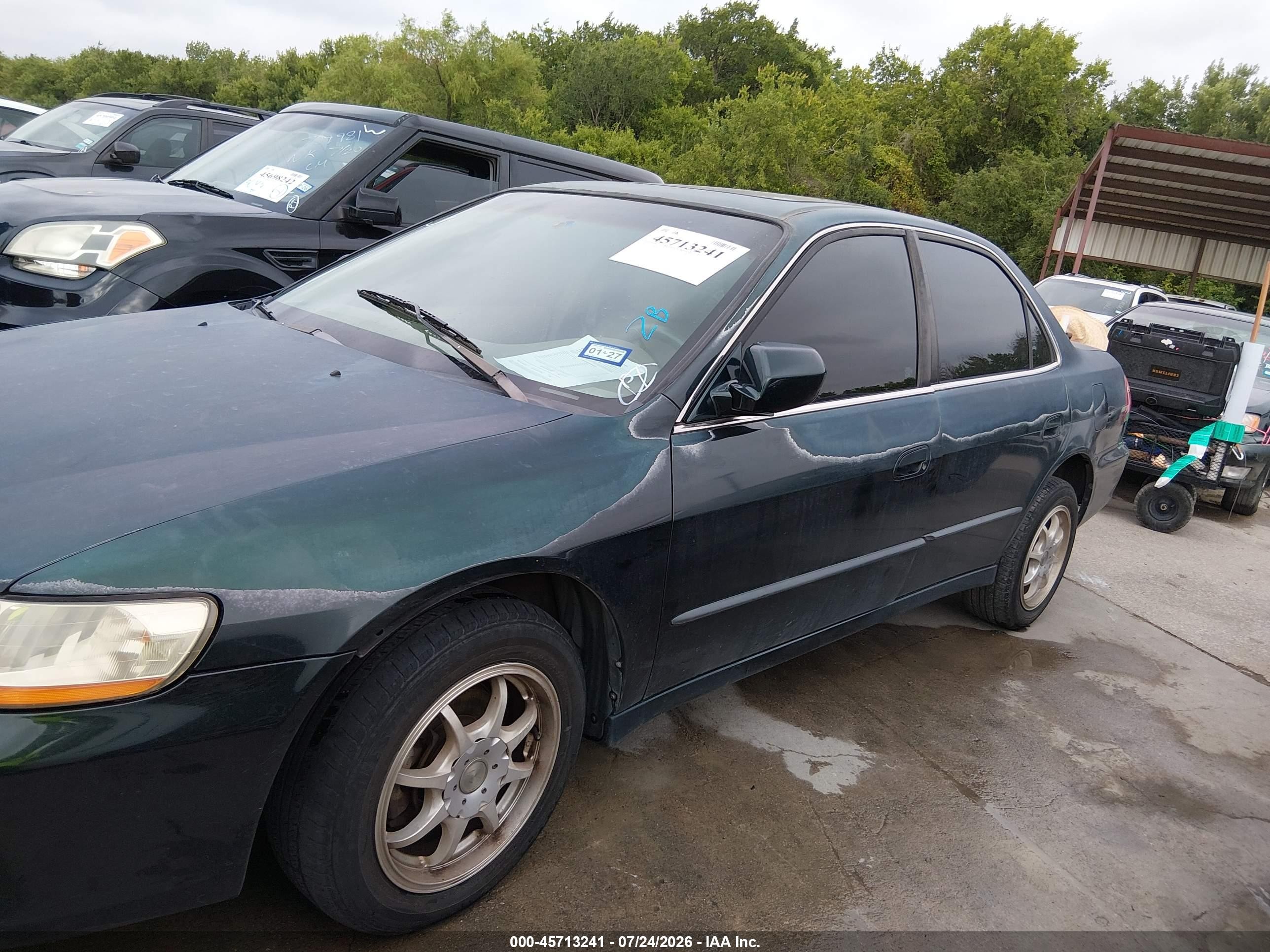 2000 Honda Accord 2.3 Ex Green vin: 1HGCG5662YA095055