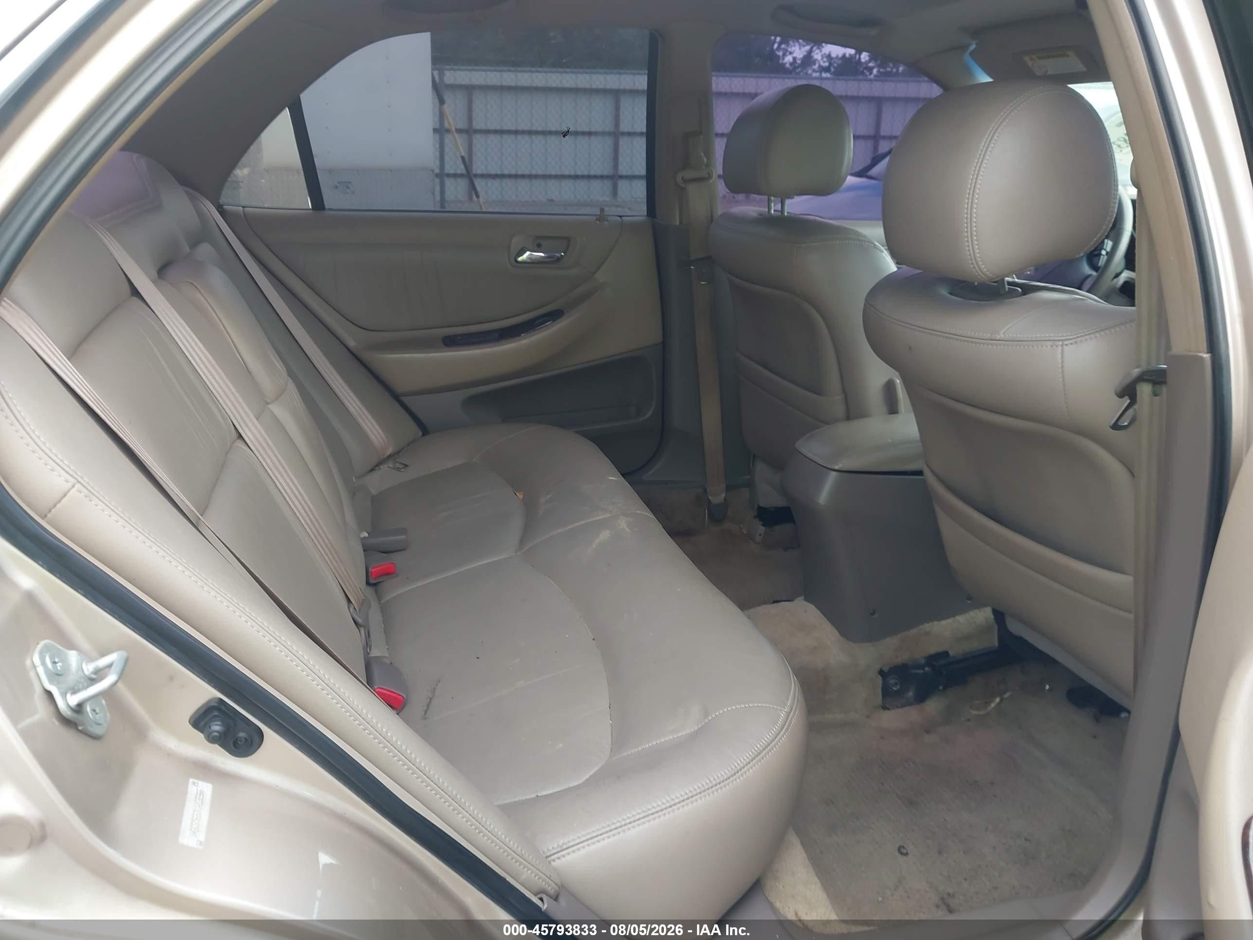 2001 Honda Accord 2.3 Ex Желто-коричневый vin: 1HGCG56631A038966