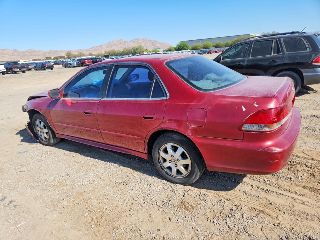 2001 Honda Accord Ex Red vin: 1HGCG56631A110796