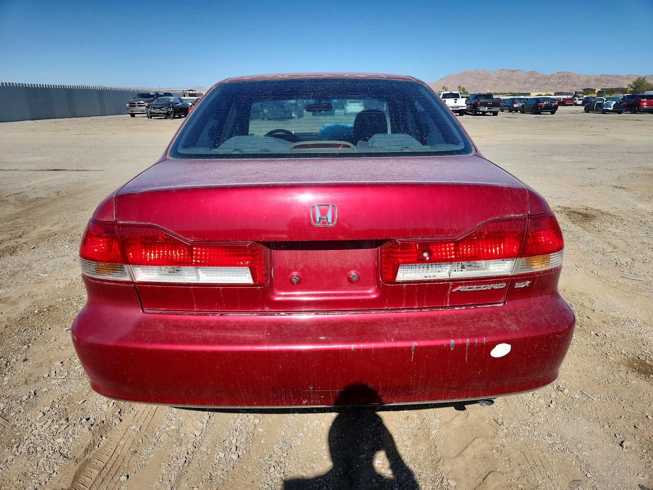 2001 Honda Accord Ex Red vin: 1HGCG56631A110796