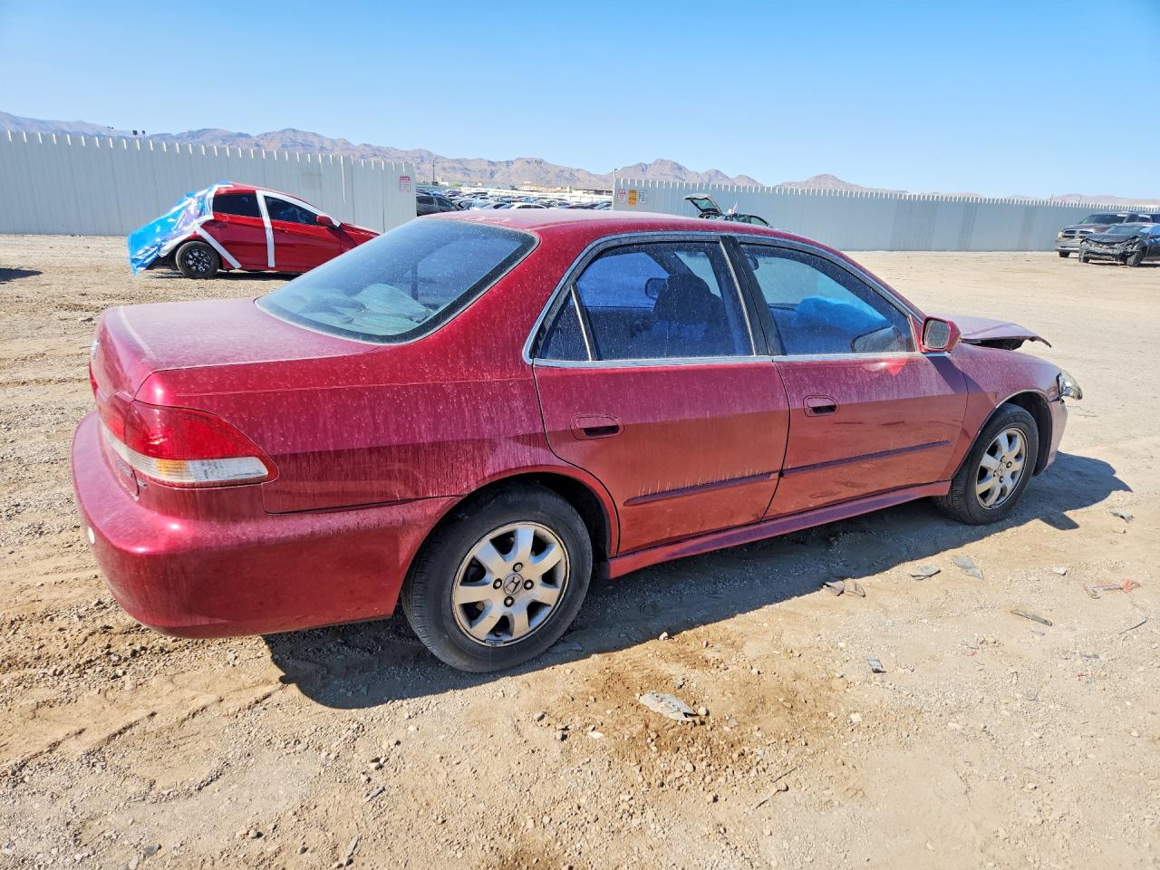 2001 Honda Accord Ex Red vin: 1HGCG56631A110796