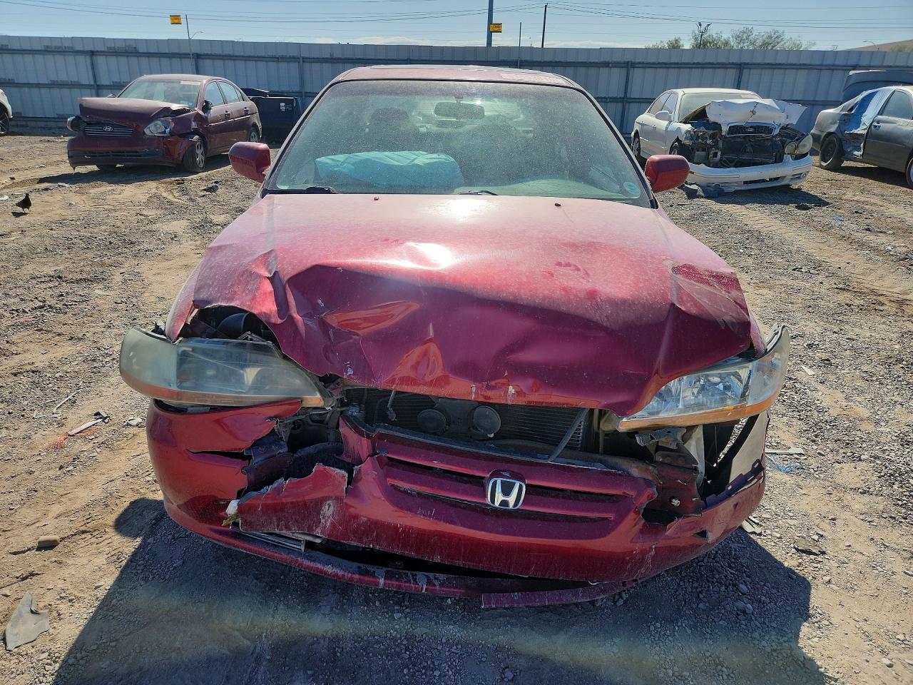 2001 Honda Accord Ex Red vin: 1HGCG56631A110796