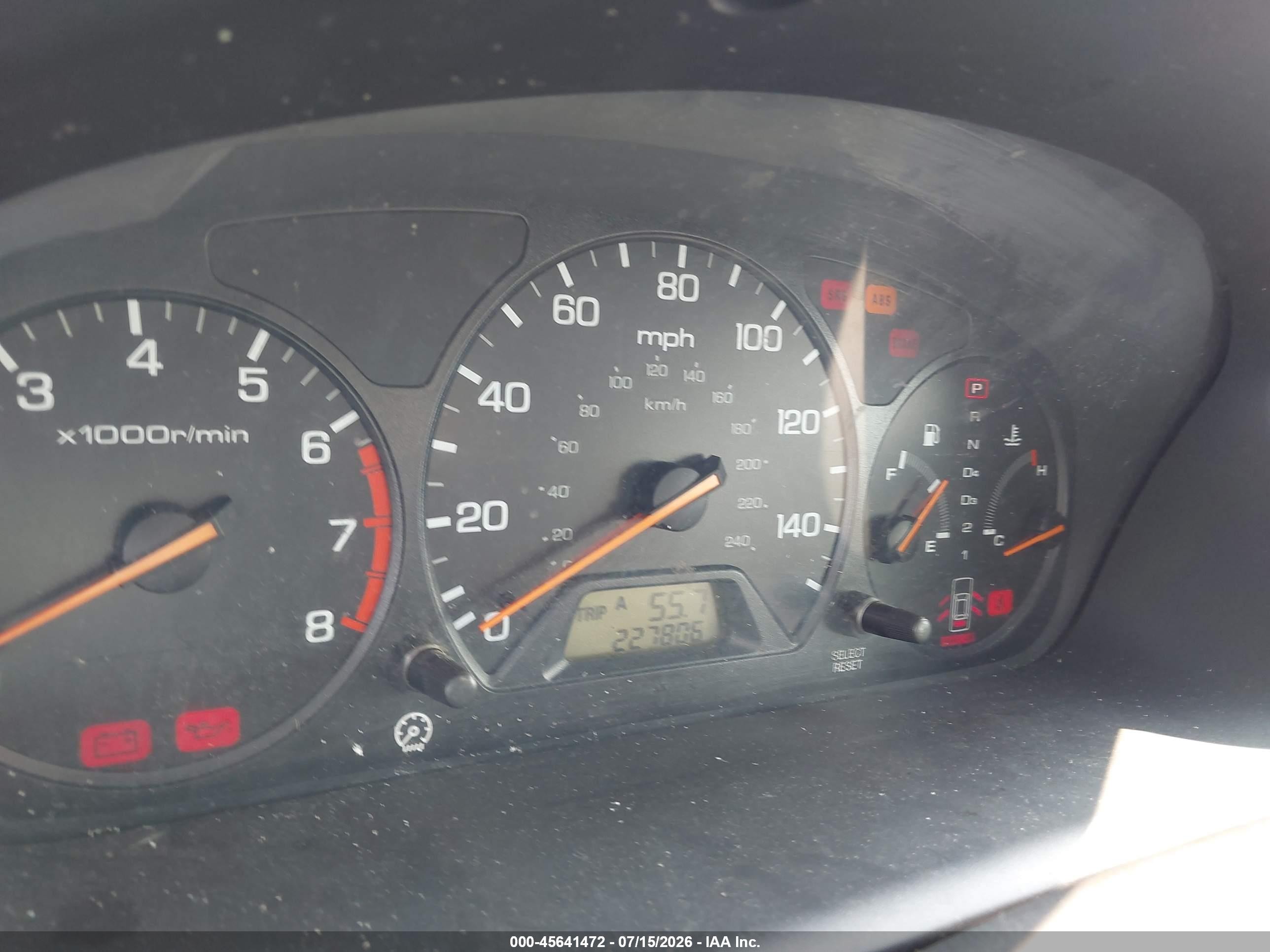 2002 Honda Accord 2.3 Ex Green vin: 1HGCG56632A114462