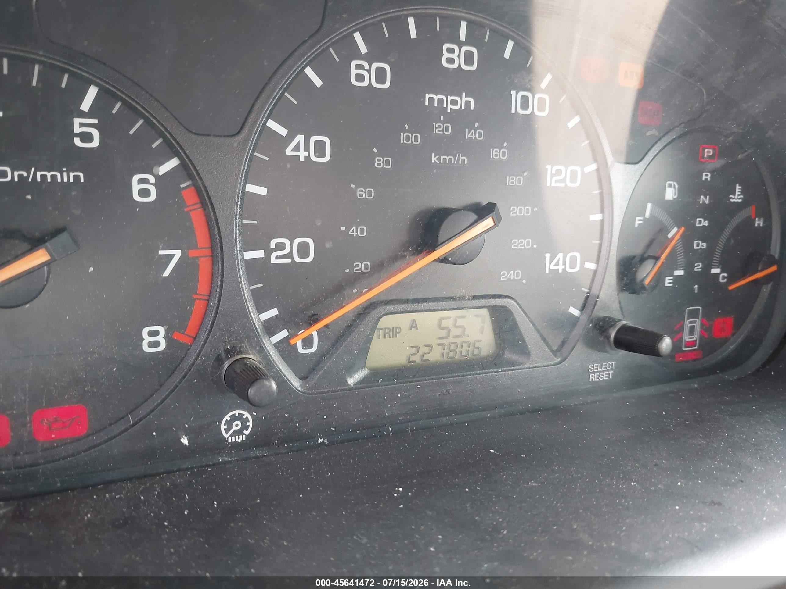 2002 Honda Accord 2.3 Ex Green vin: 1HGCG56632A114462