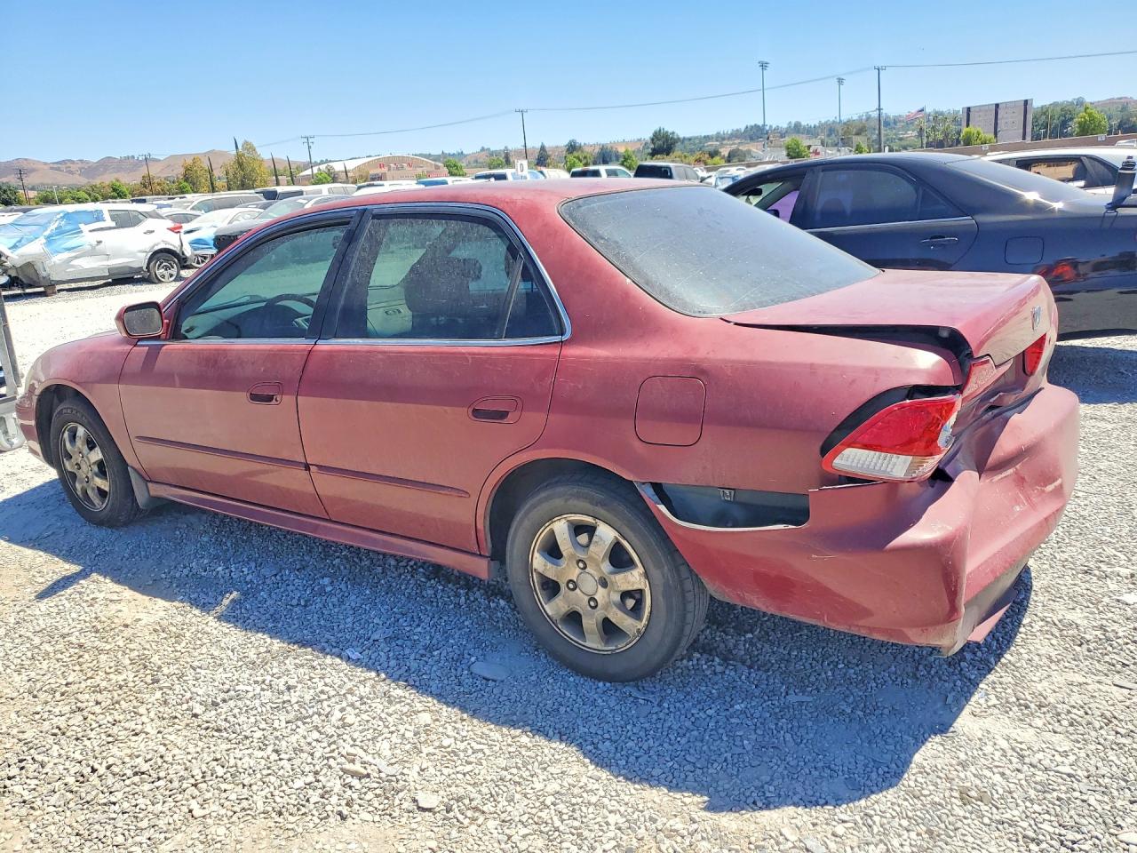 2002 Honda Accord Ex Red vin: 1HGCG56642A041117
