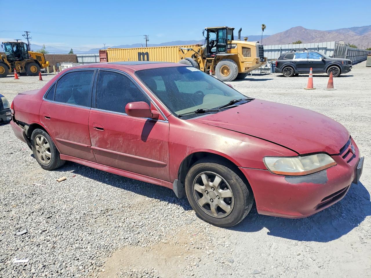 2002 Honda Accord Ex Red vin: 1HGCG56642A041117