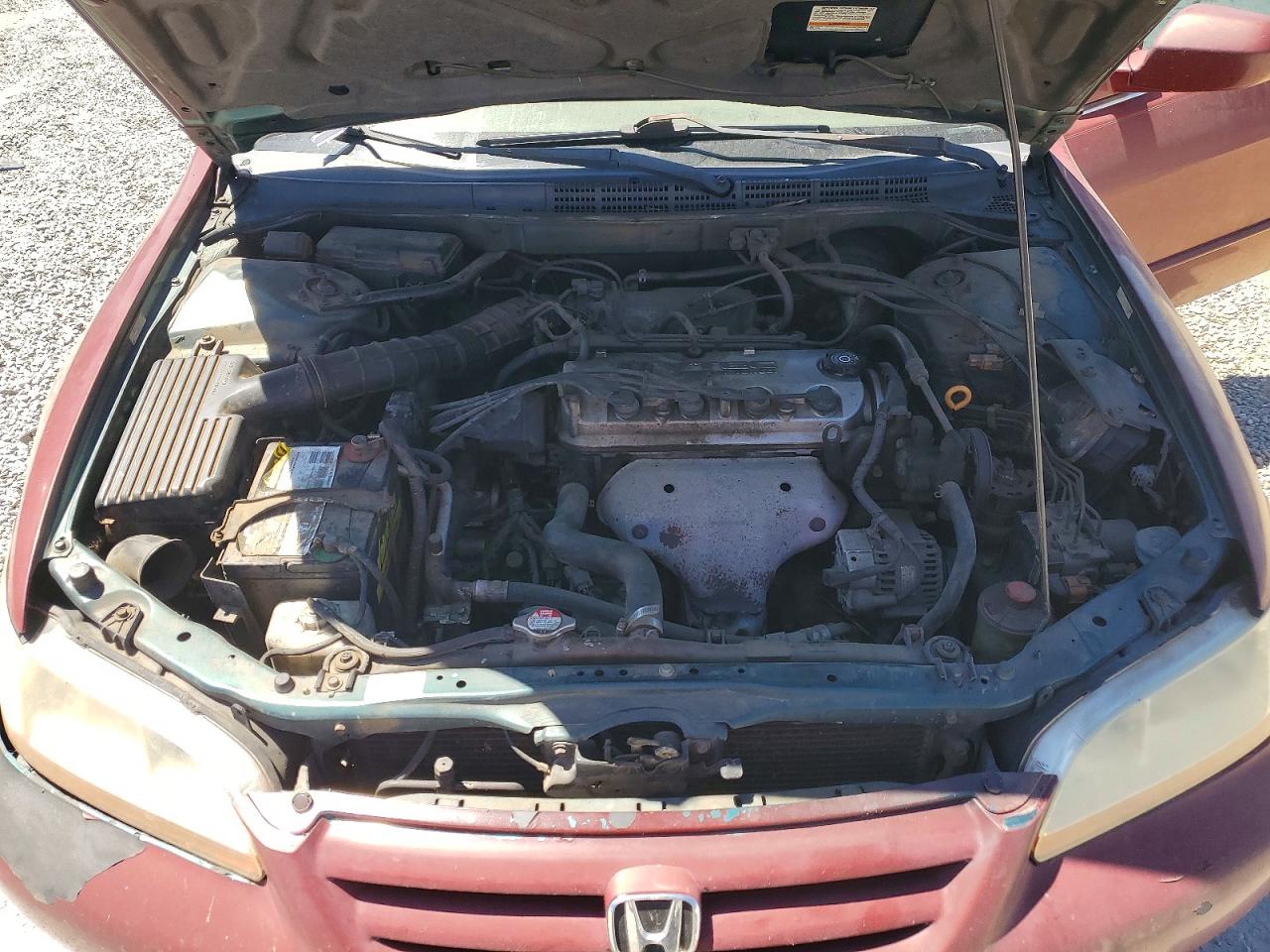 2002 Honda Accord Ex Red vin: 1HGCG56642A041117