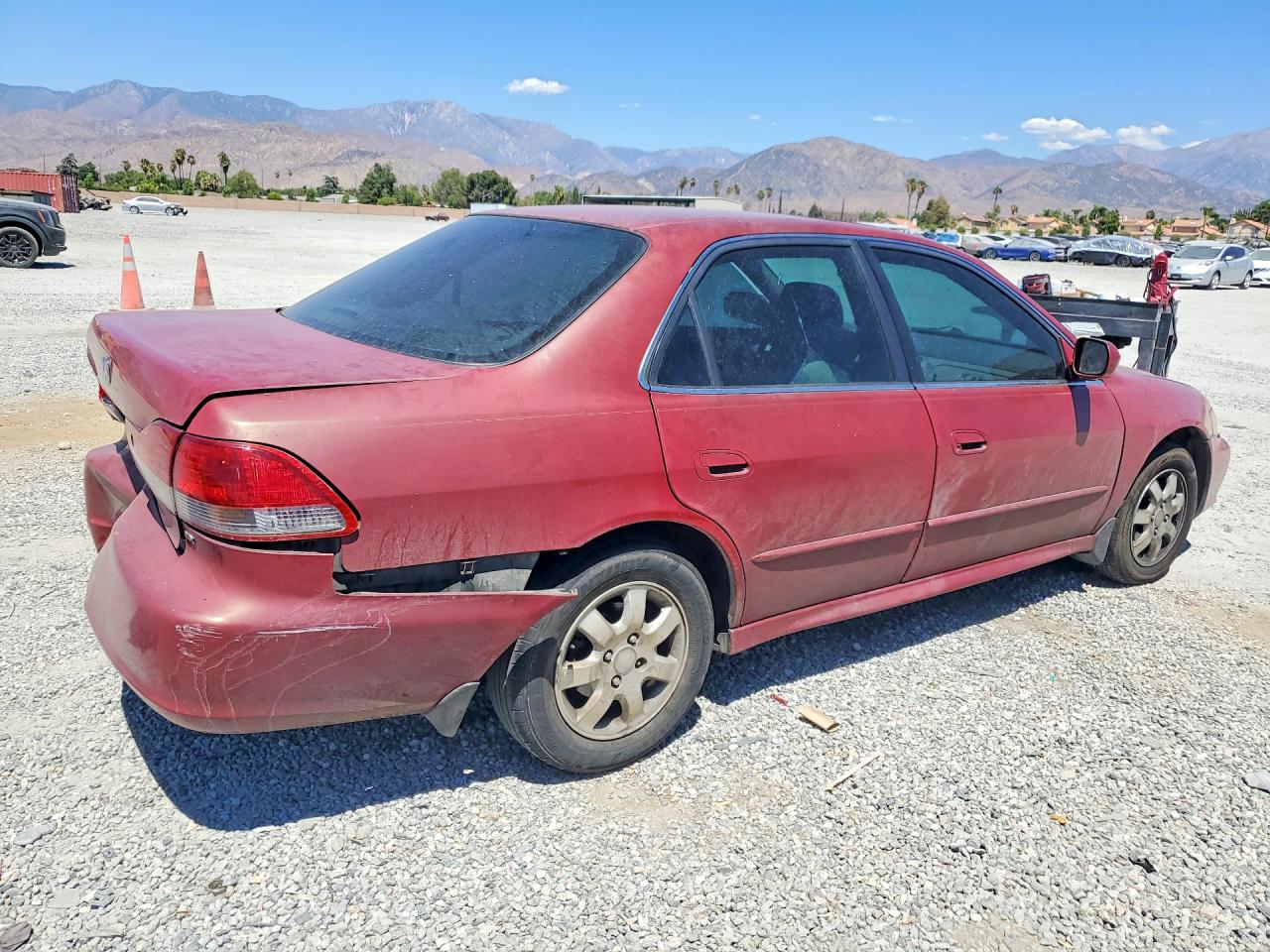 2002 Honda Accord Ex Red vin: 1HGCG56642A041117