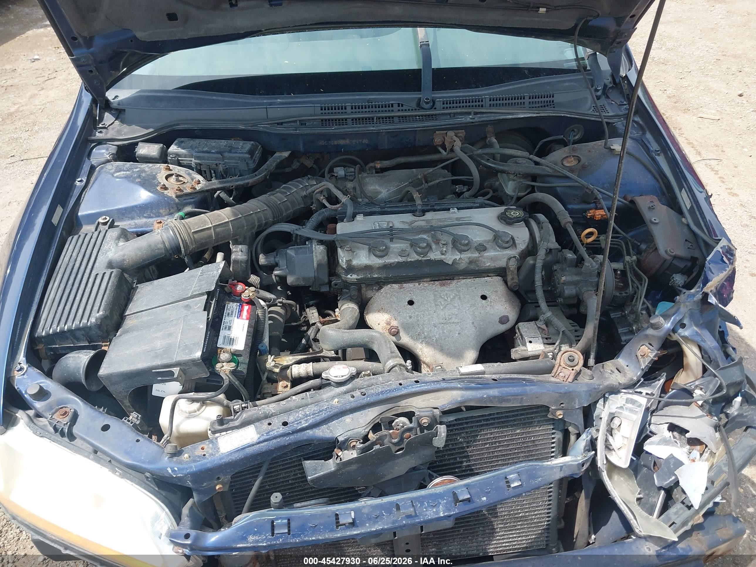 2002 Honda Accord 2.3 Ex Blue vin: 1HGCG56642A064946