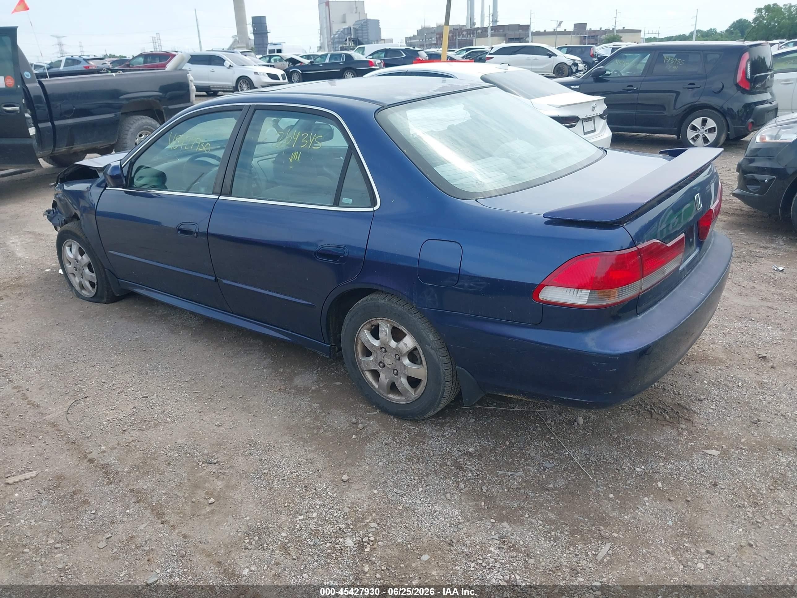 2002 Honda Accord 2.3 Ex Blue vin: 1HGCG56642A064946