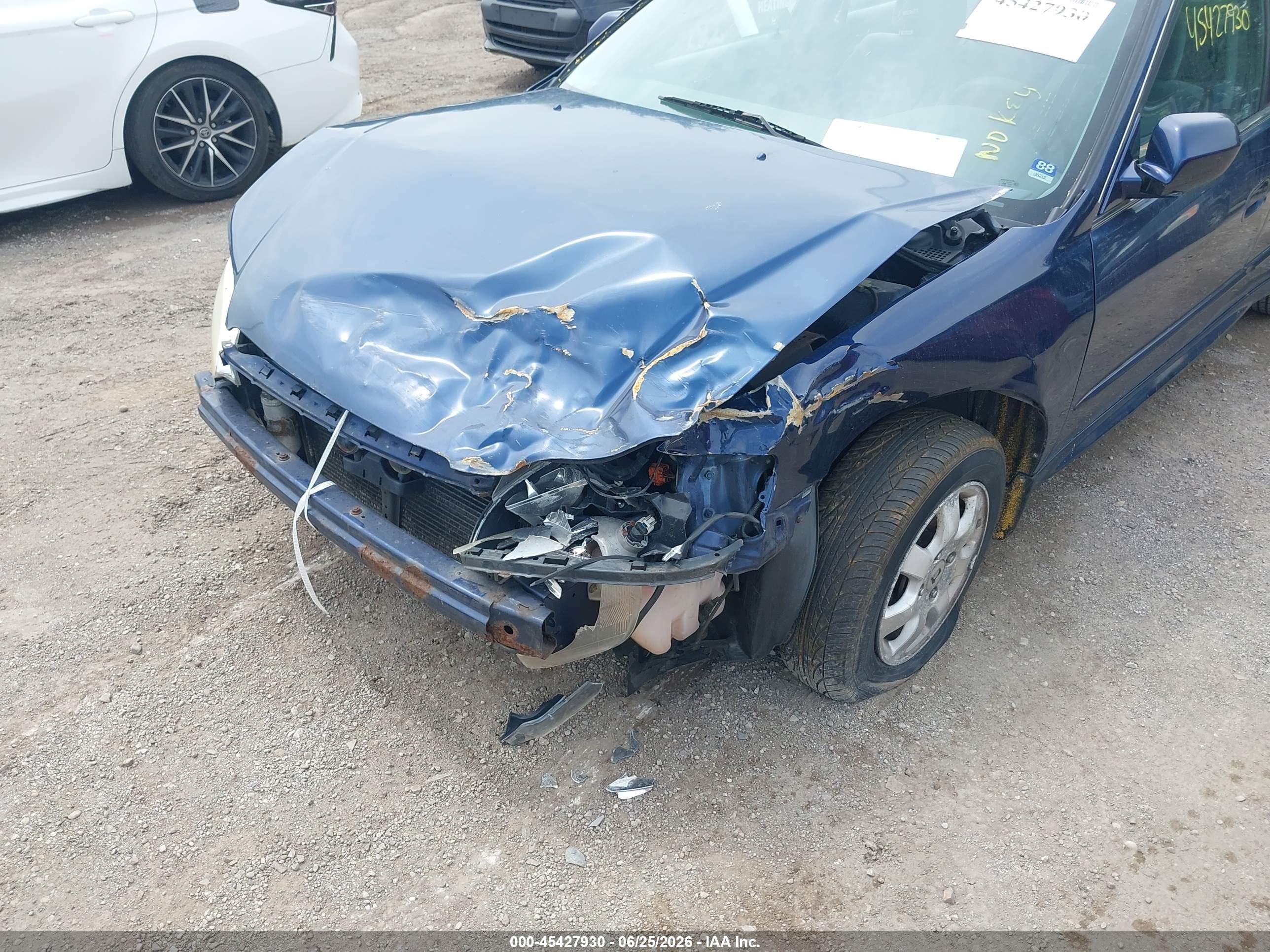 2002 Honda Accord 2.3 Ex Blue vin: 1HGCG56642A064946