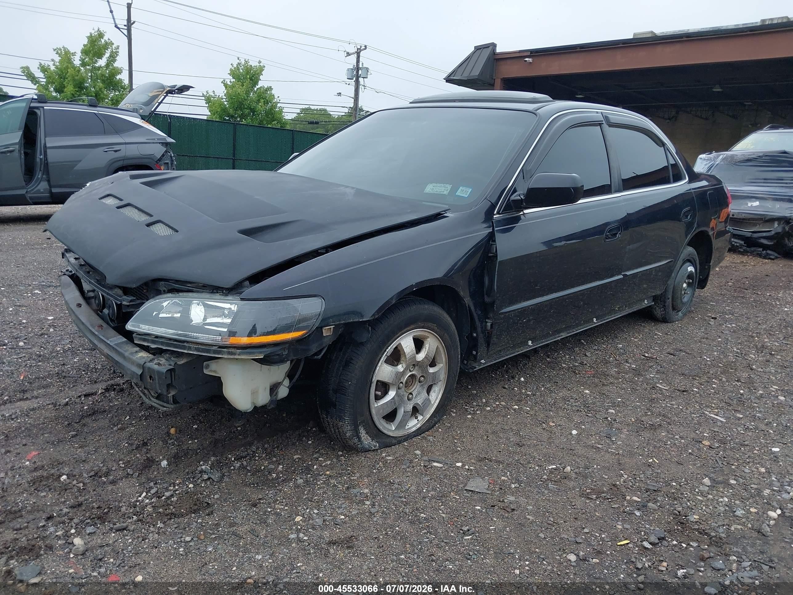 2002 Honda Accord 2.3 Ex Black vin: 1HGCG56642A110923
