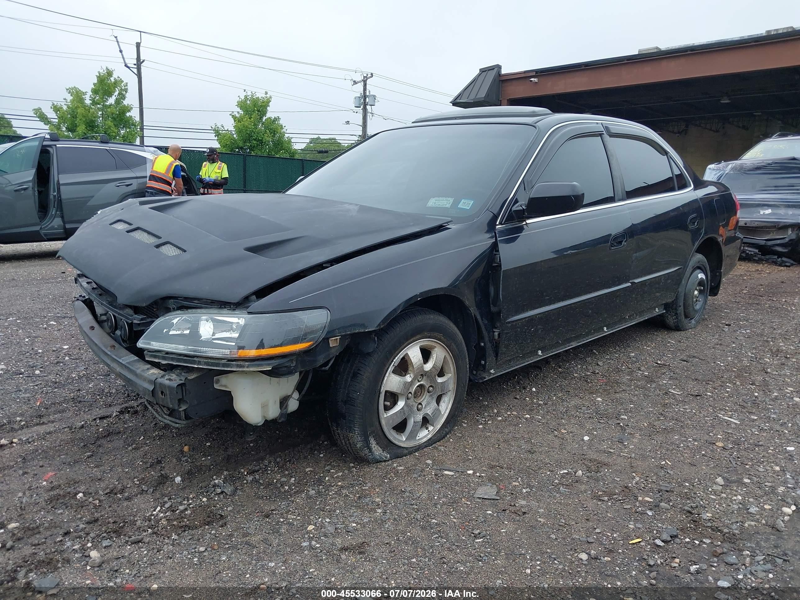 2002 Honda Accord 2.3 Ex Black vin: 1HGCG56642A110923