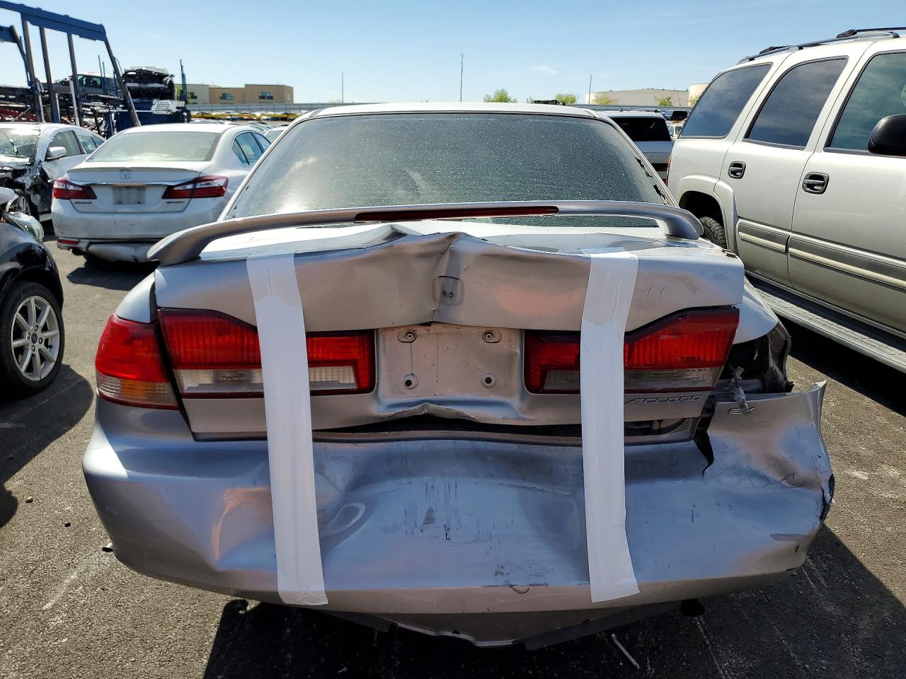 2002 Honda Accord Ex Silver vin: 1HGCG56642A113028