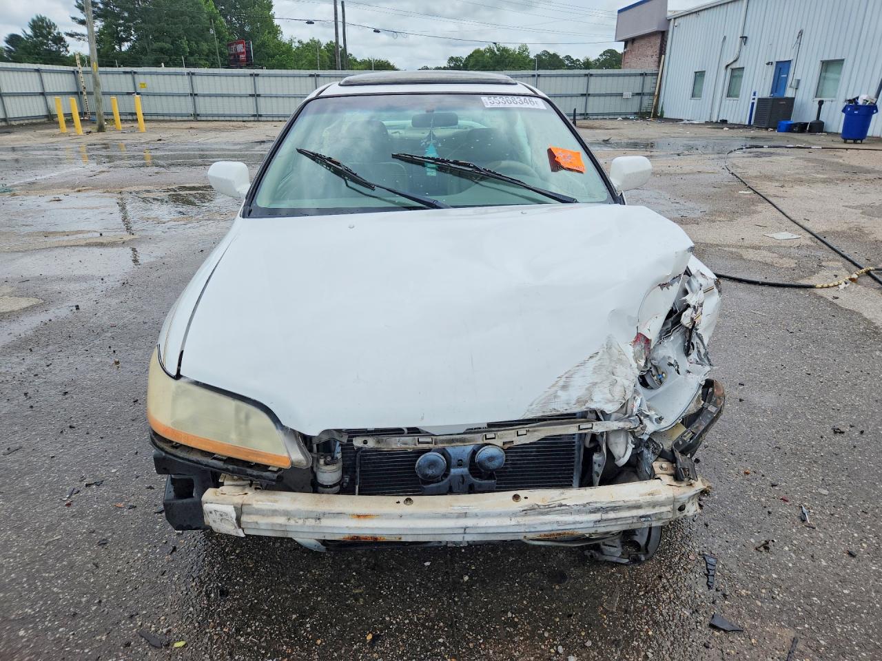 2000 Honda Accord Ex White vin: 1HGCG5664YA052790