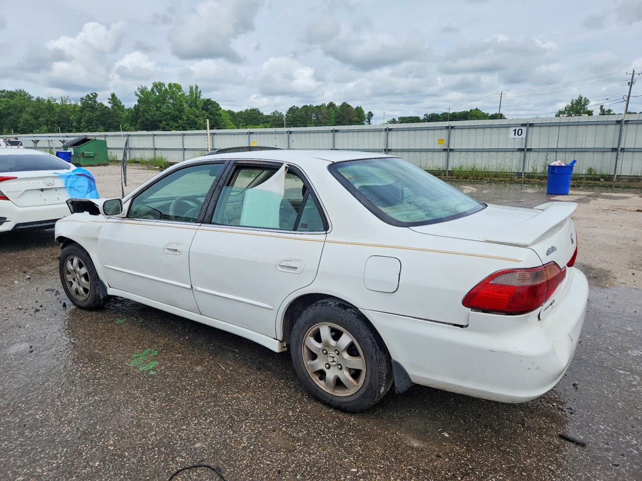 2000 Honda Accord Ex White vin: 1HGCG5664YA052790