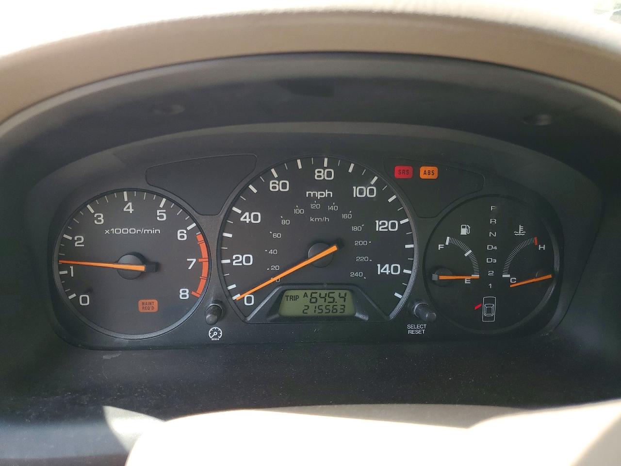 2001 Honda Accord Ex Tan vin: 1HGCG56651A013874