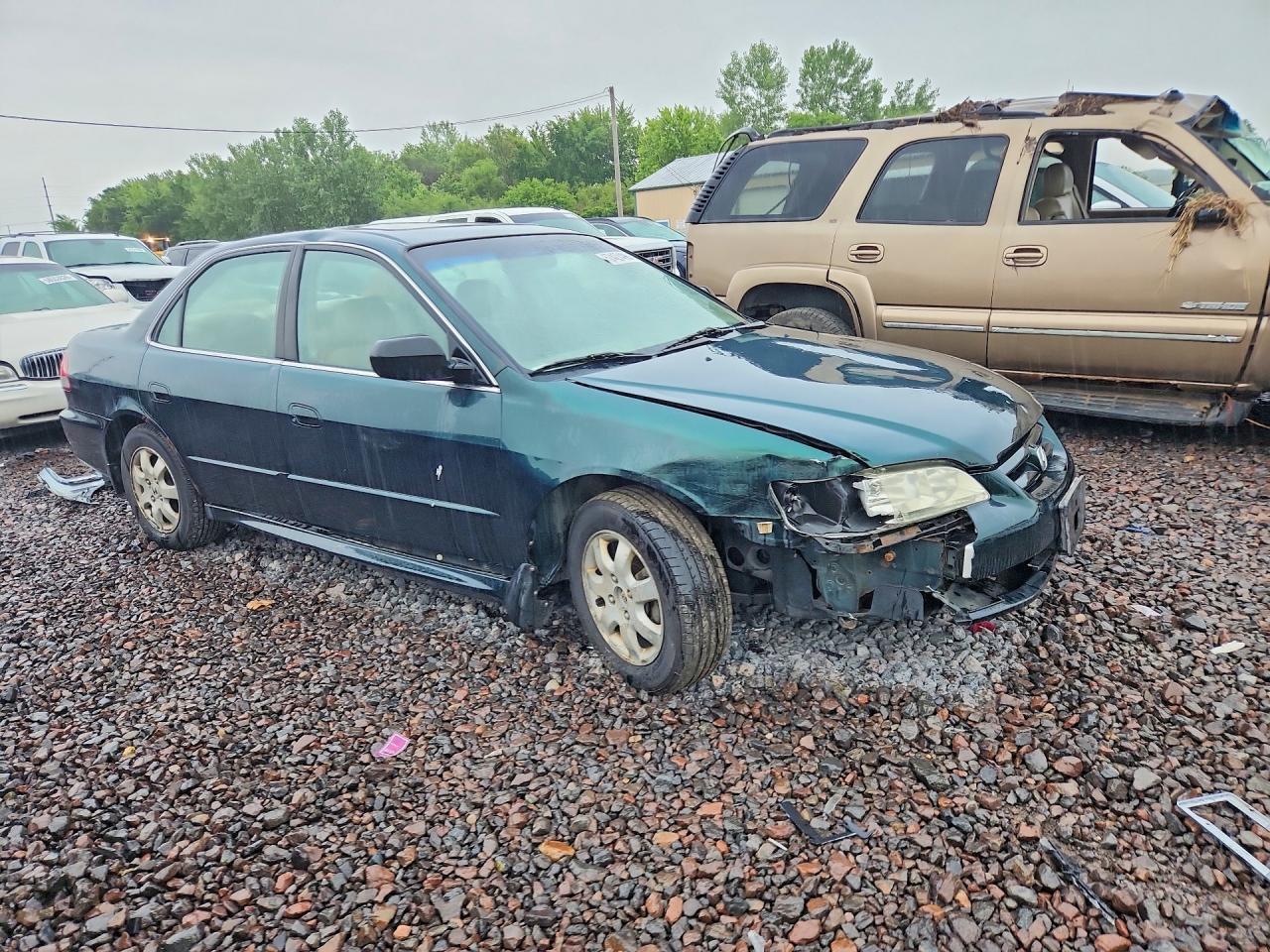 2001 Honda Accord Ex Green vin: 1HGCG56651A135599