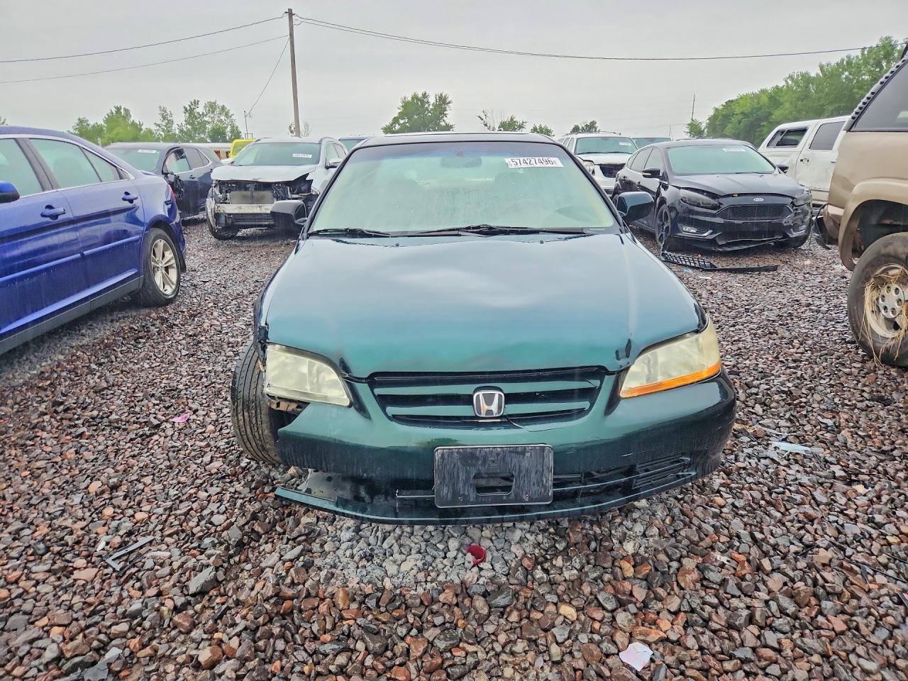 2001 Honda Accord Ex Green vin: 1HGCG56651A135599