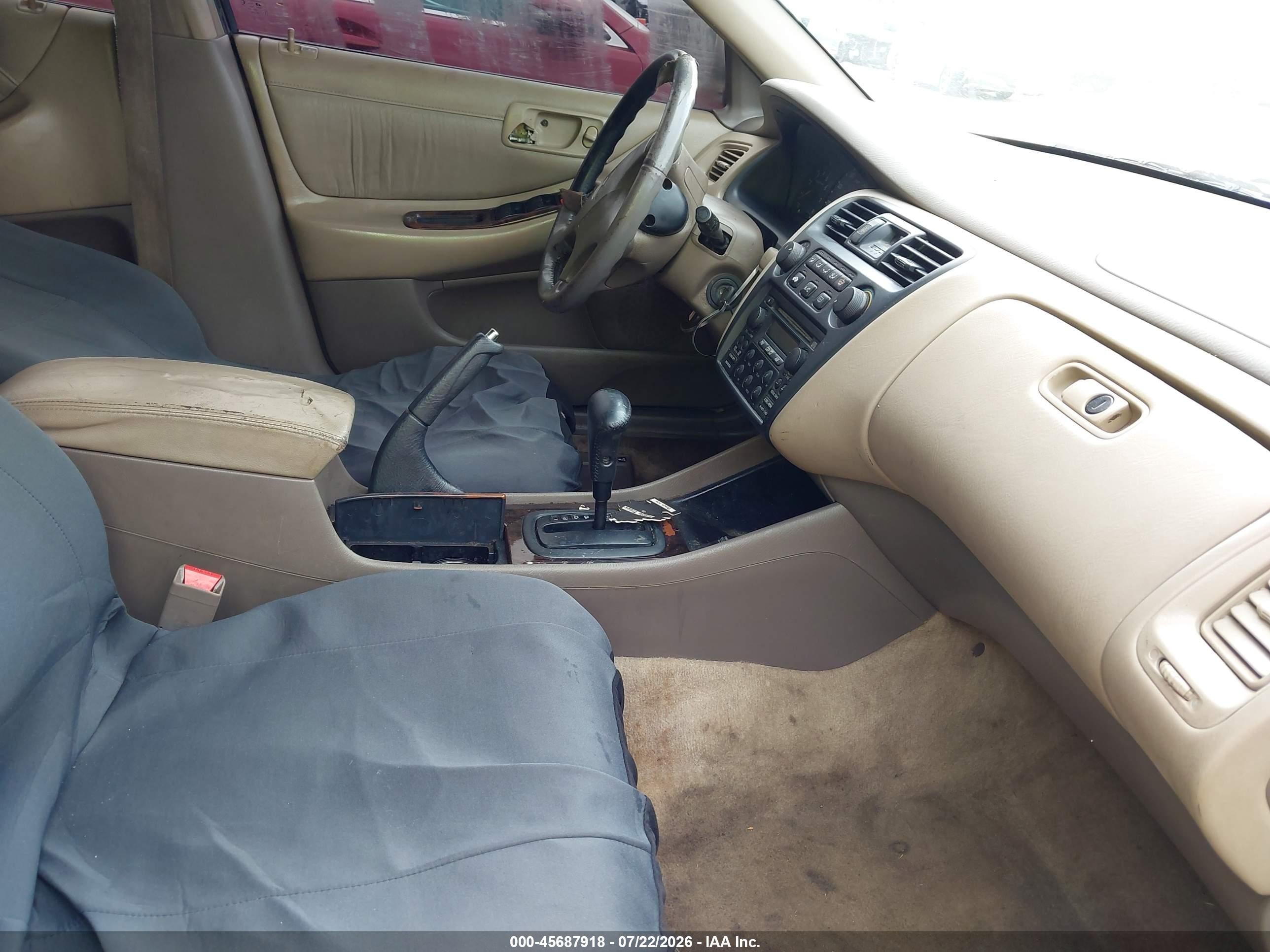 2000 Honda Accord 2.3 Ex Brown vin: 1HGCG5665YA106906