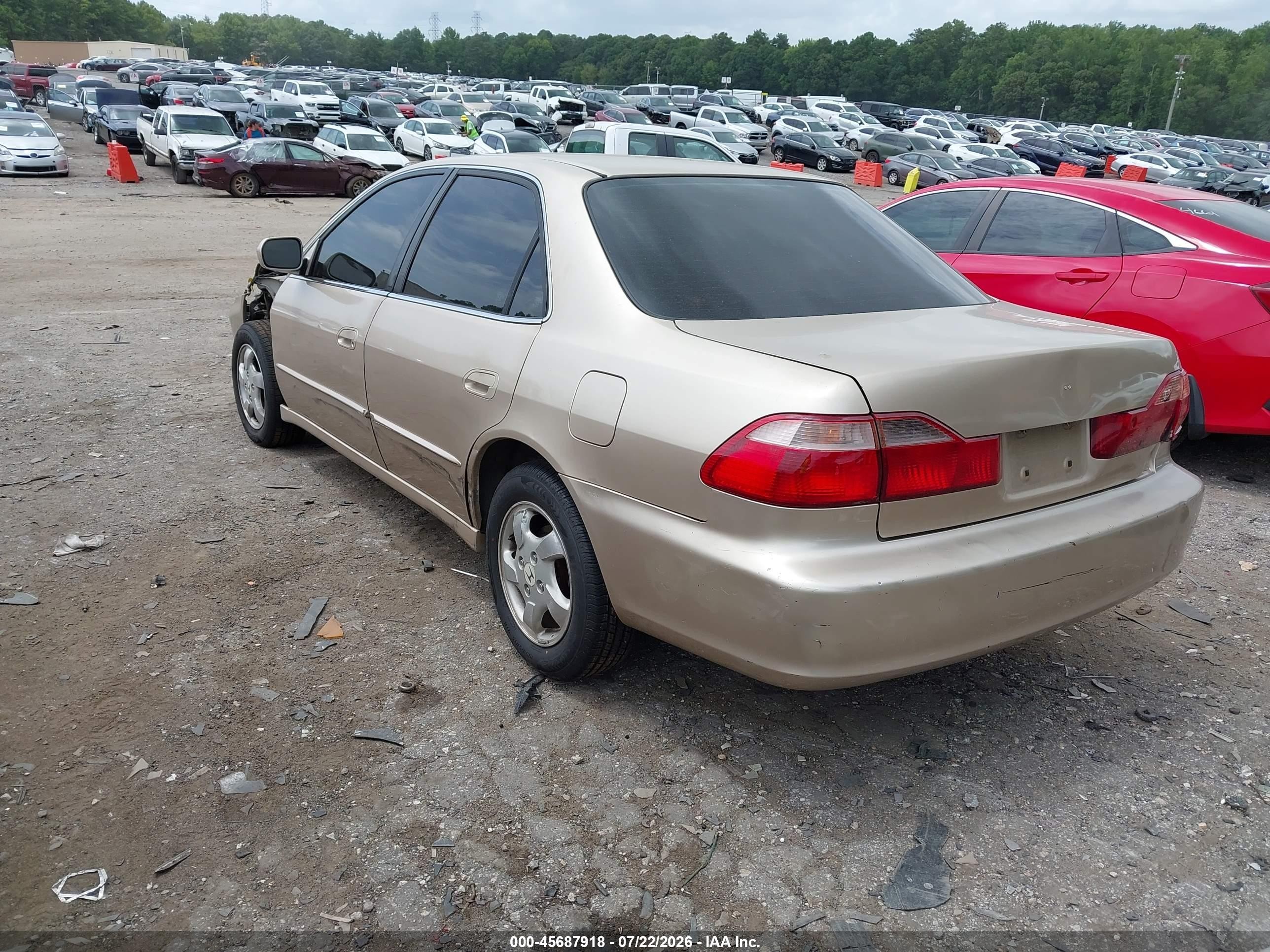 2000 Honda Accord 2.3 Ex Brown vin: 1HGCG5665YA106906