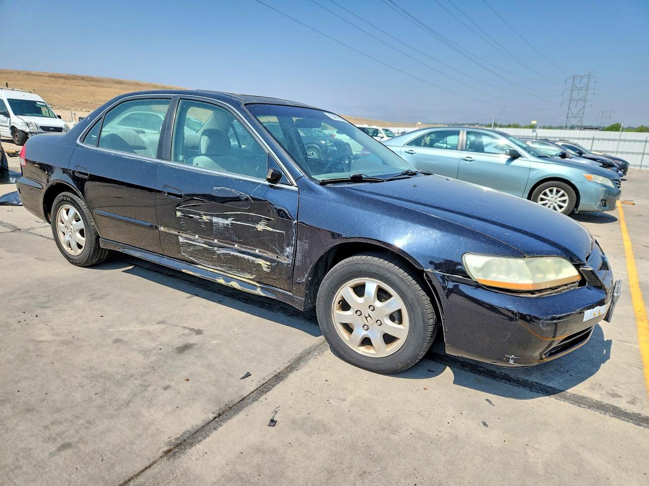 2002 Honda Accord Ex Black vin: 1HGCG56672A102993