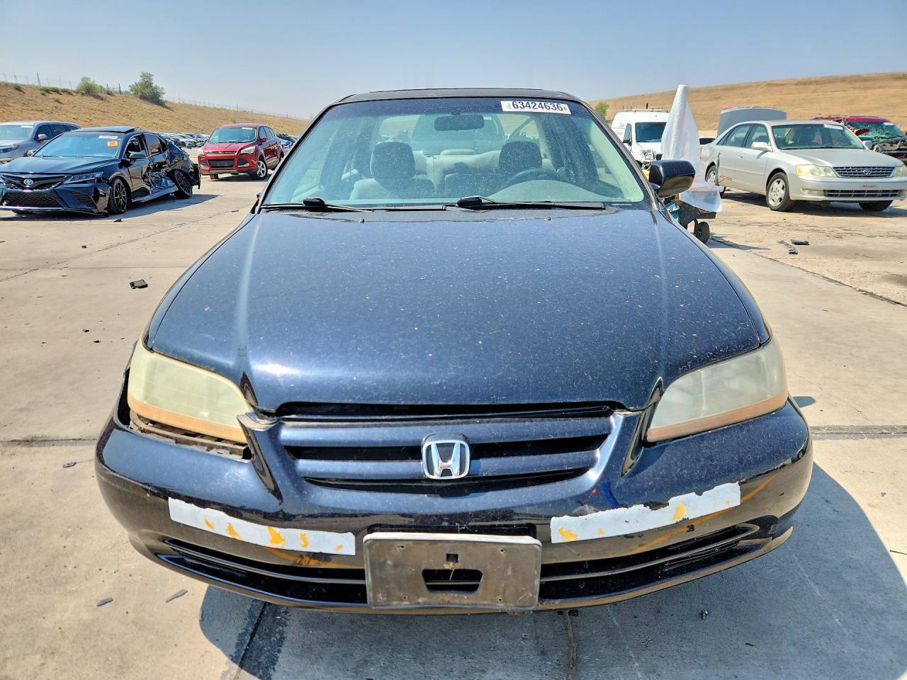 2002 Honda Accord Ex Black vin: 1HGCG56672A102993