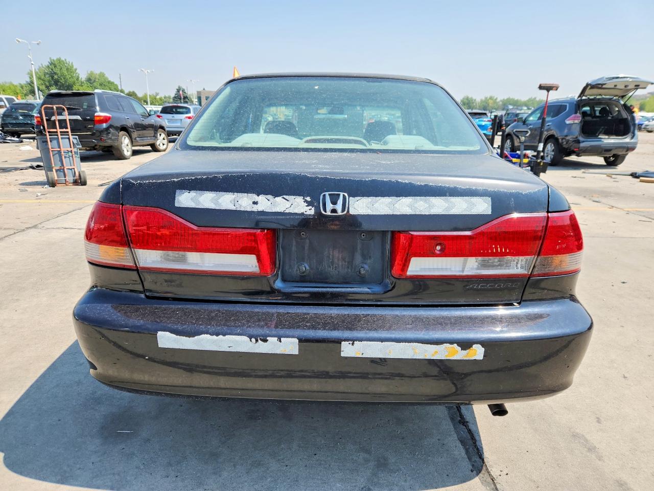 2002 Honda Accord Ex Black vin: 1HGCG56672A102993