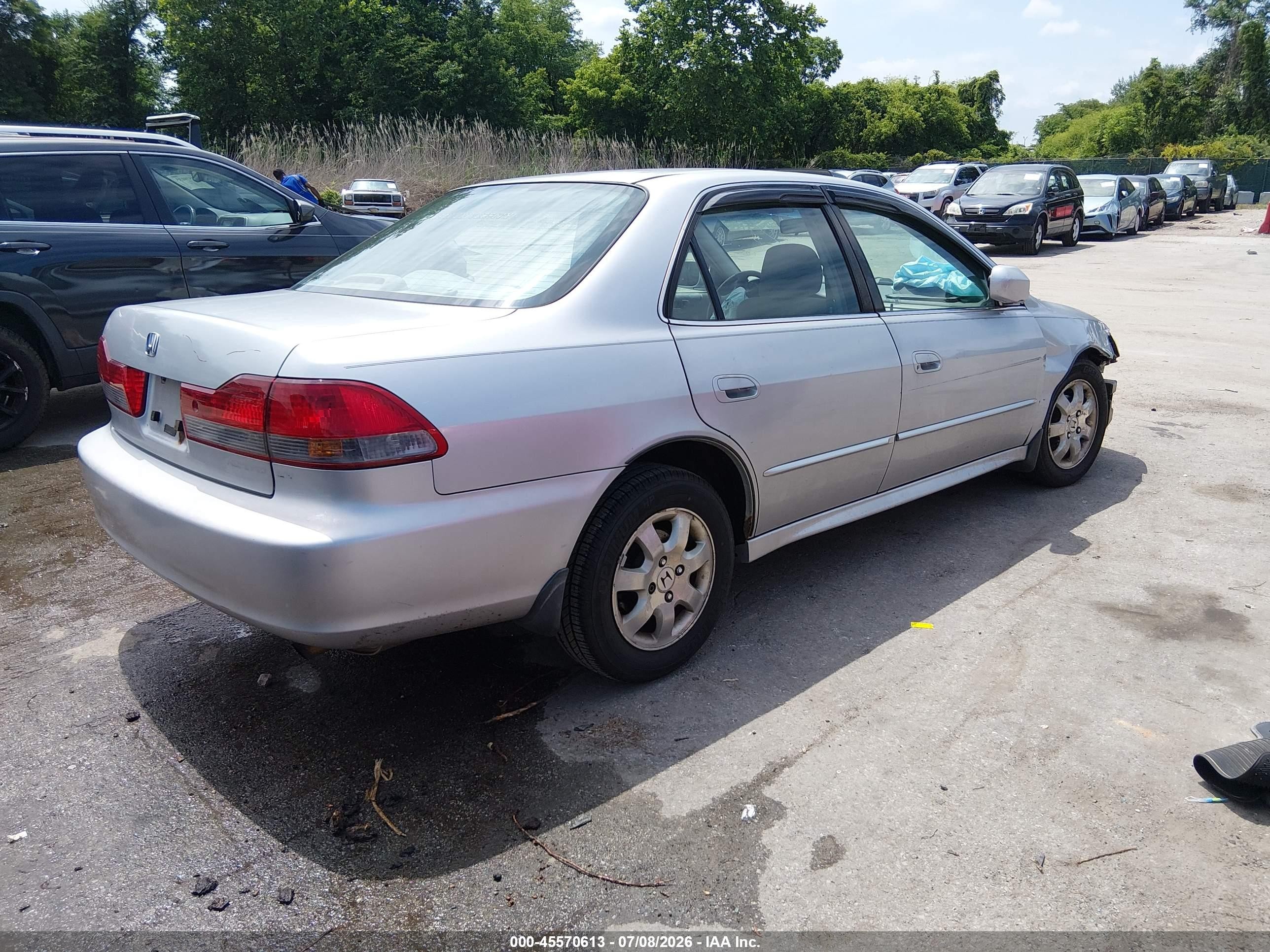 2002 Honda Accord 2.3 Ex Silver vin: 1HGCG56672A150526