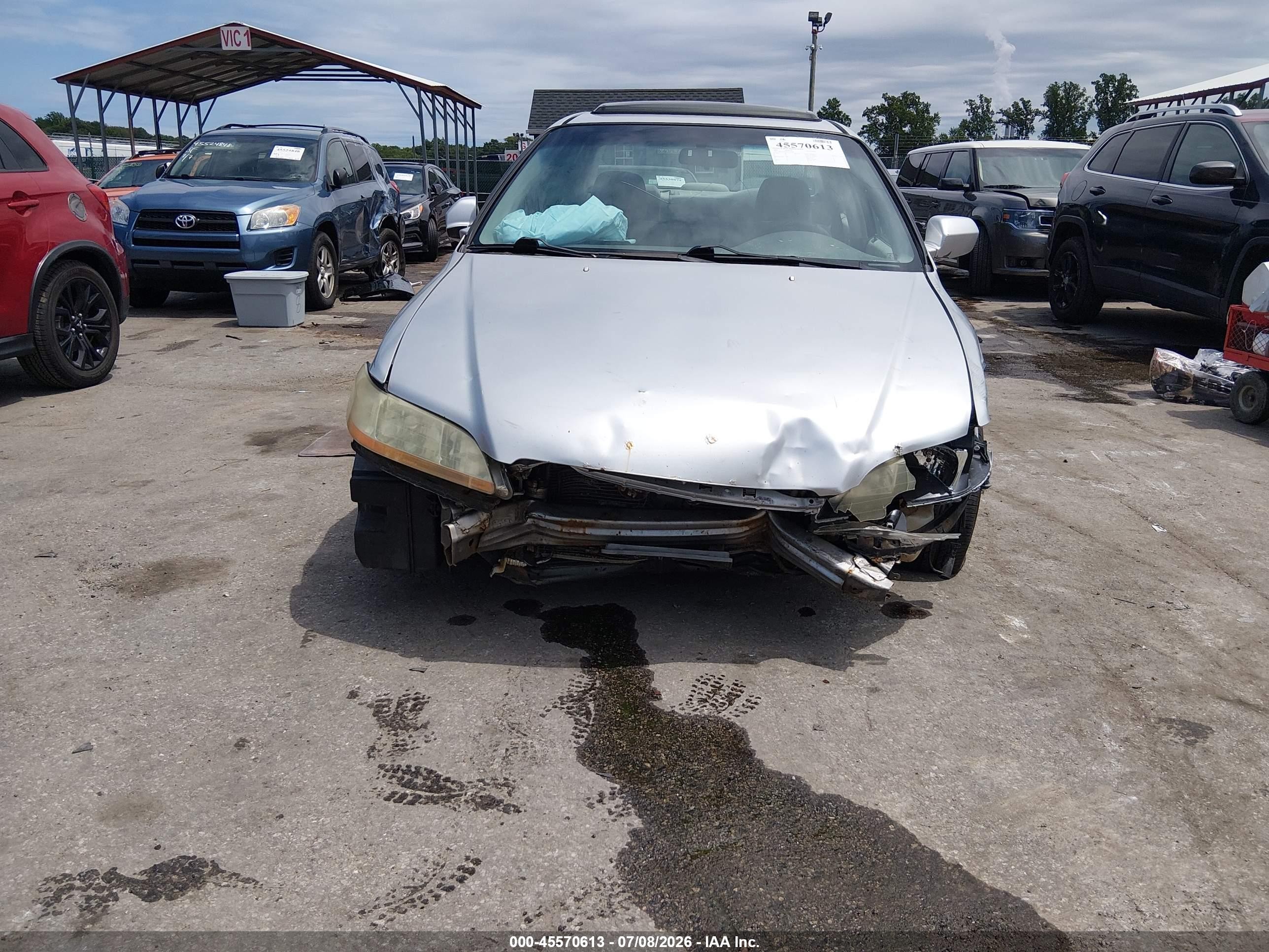2002 Honda Accord 2.3 Ex Silver vin: 1HGCG56672A150526