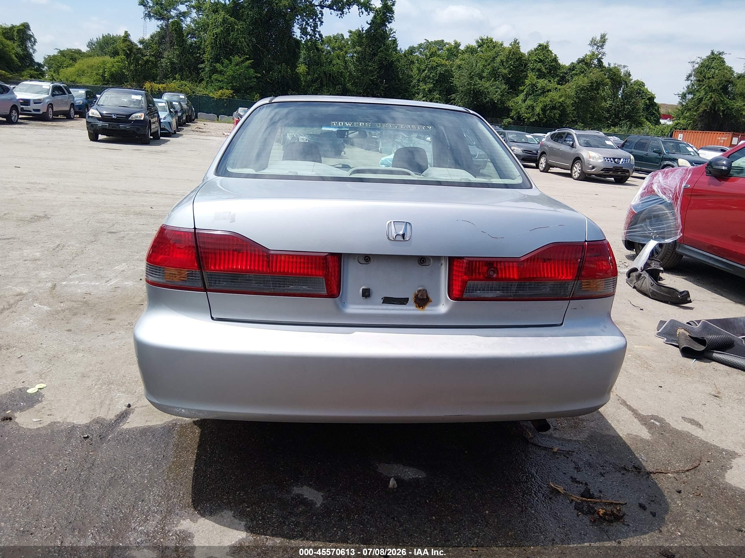 2002 Honda Accord 2.3 Ex Silver vin: 1HGCG56672A150526