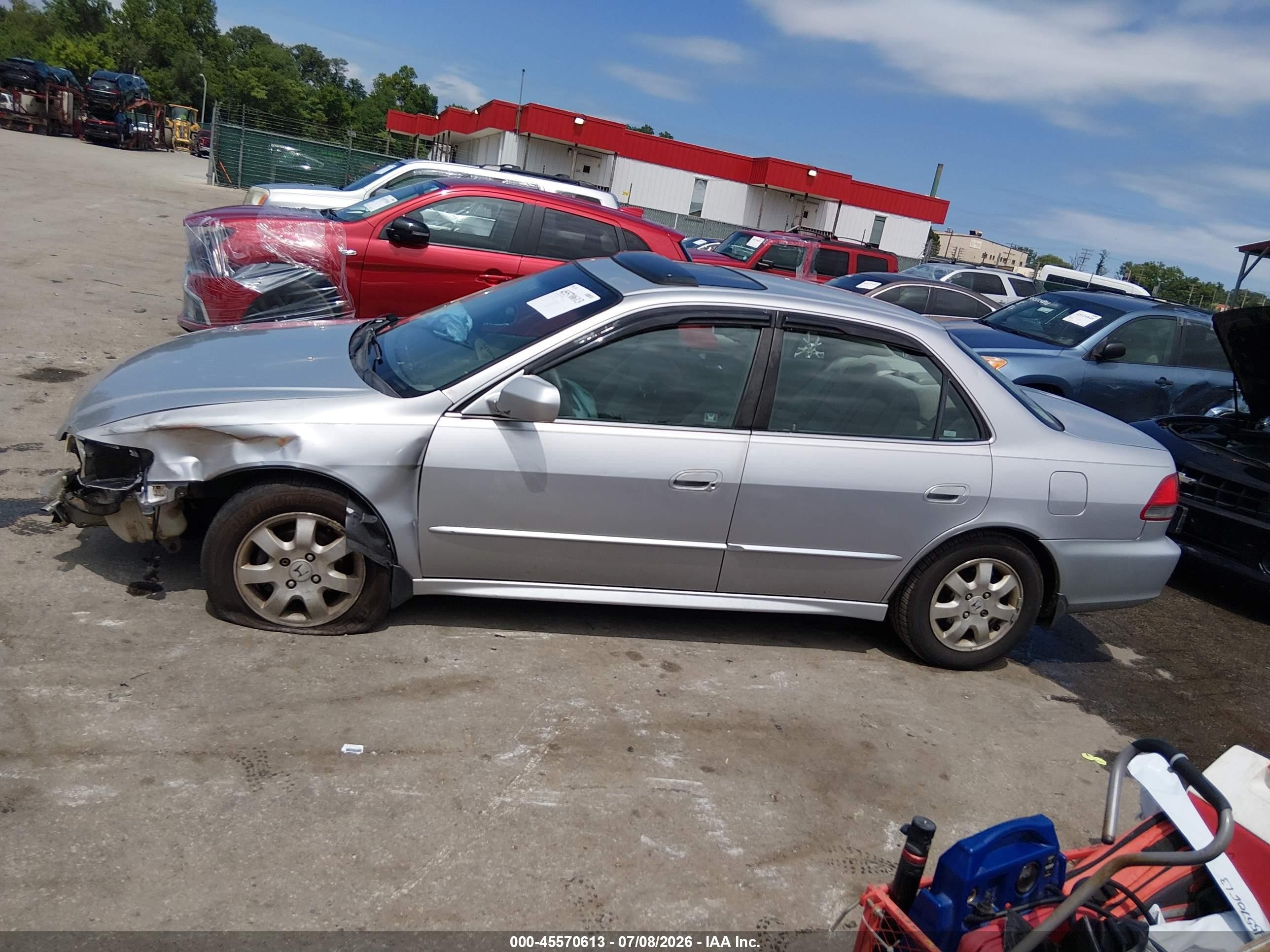 2002 Honda Accord 2.3 Ex Silver vin: 1HGCG56672A150526